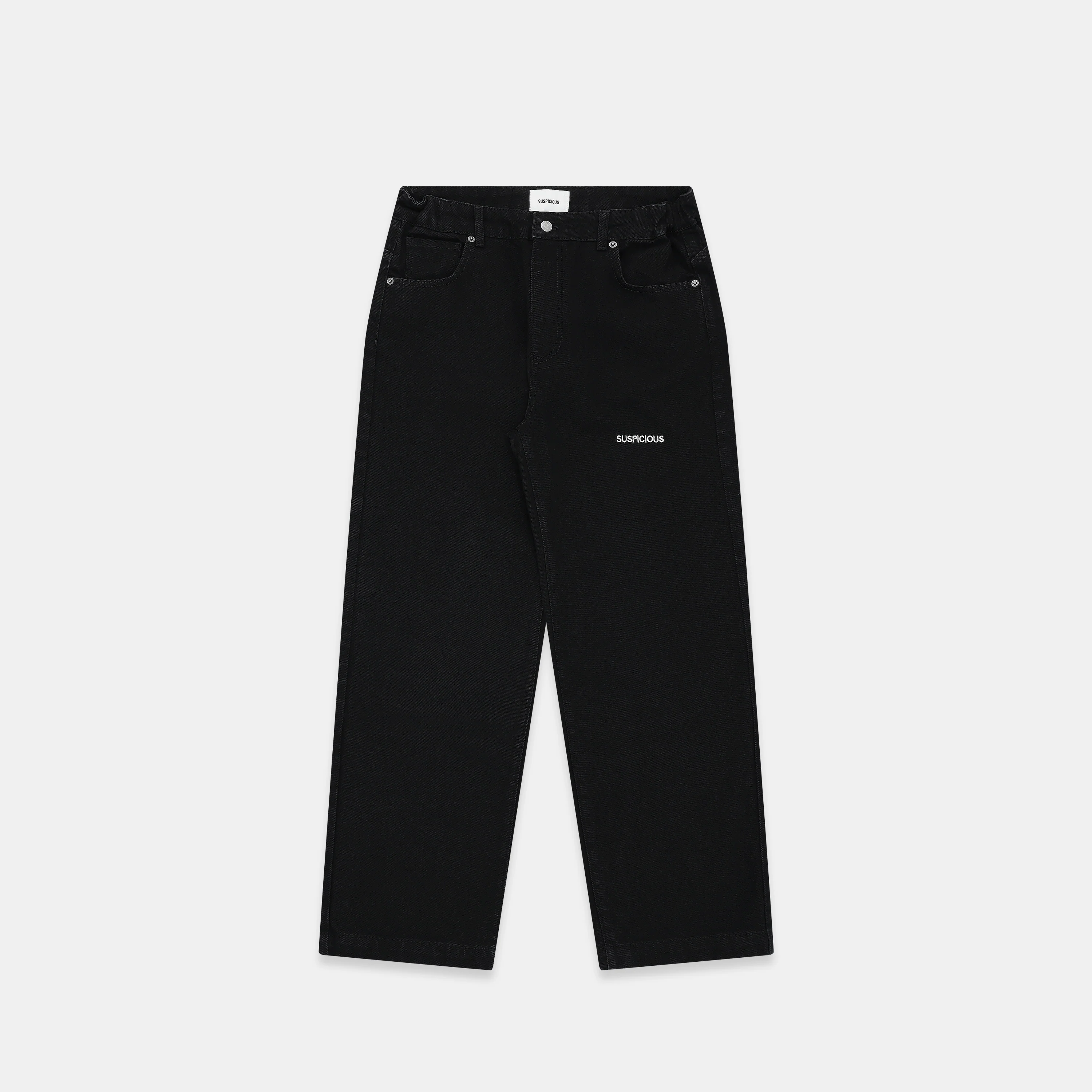 Daisy Wide Leg Denim - Black - Image 7