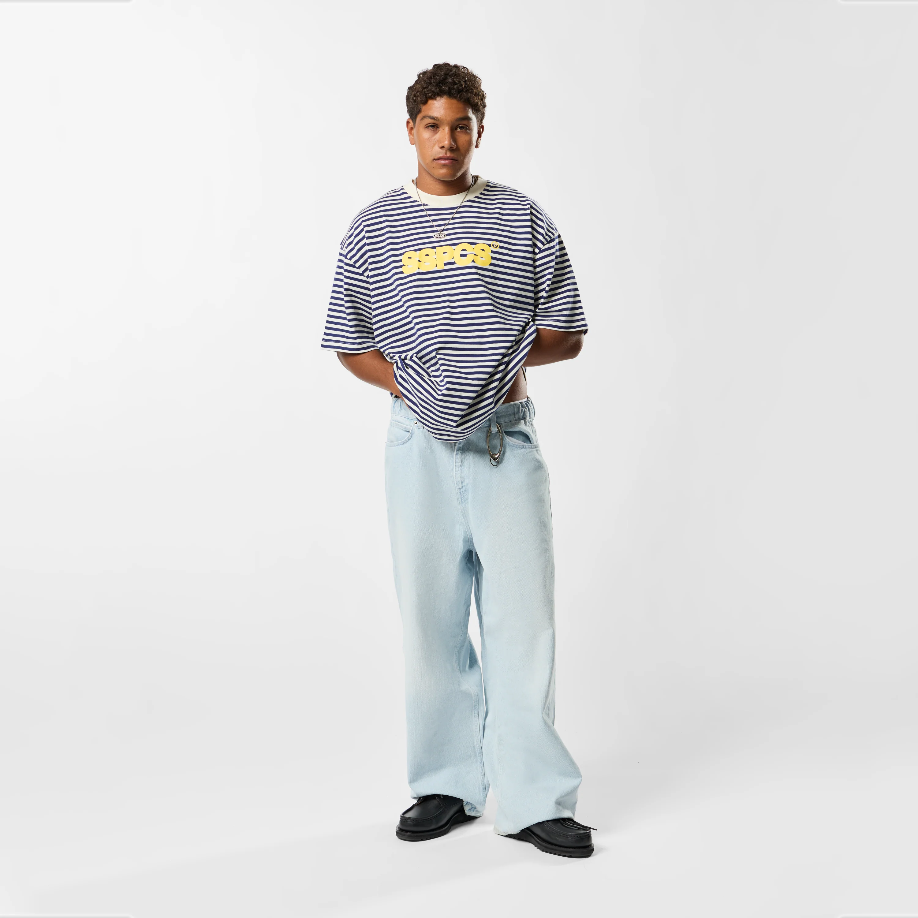 EoS / The SSPCS Striped Tee - Dark Blue - Image 4