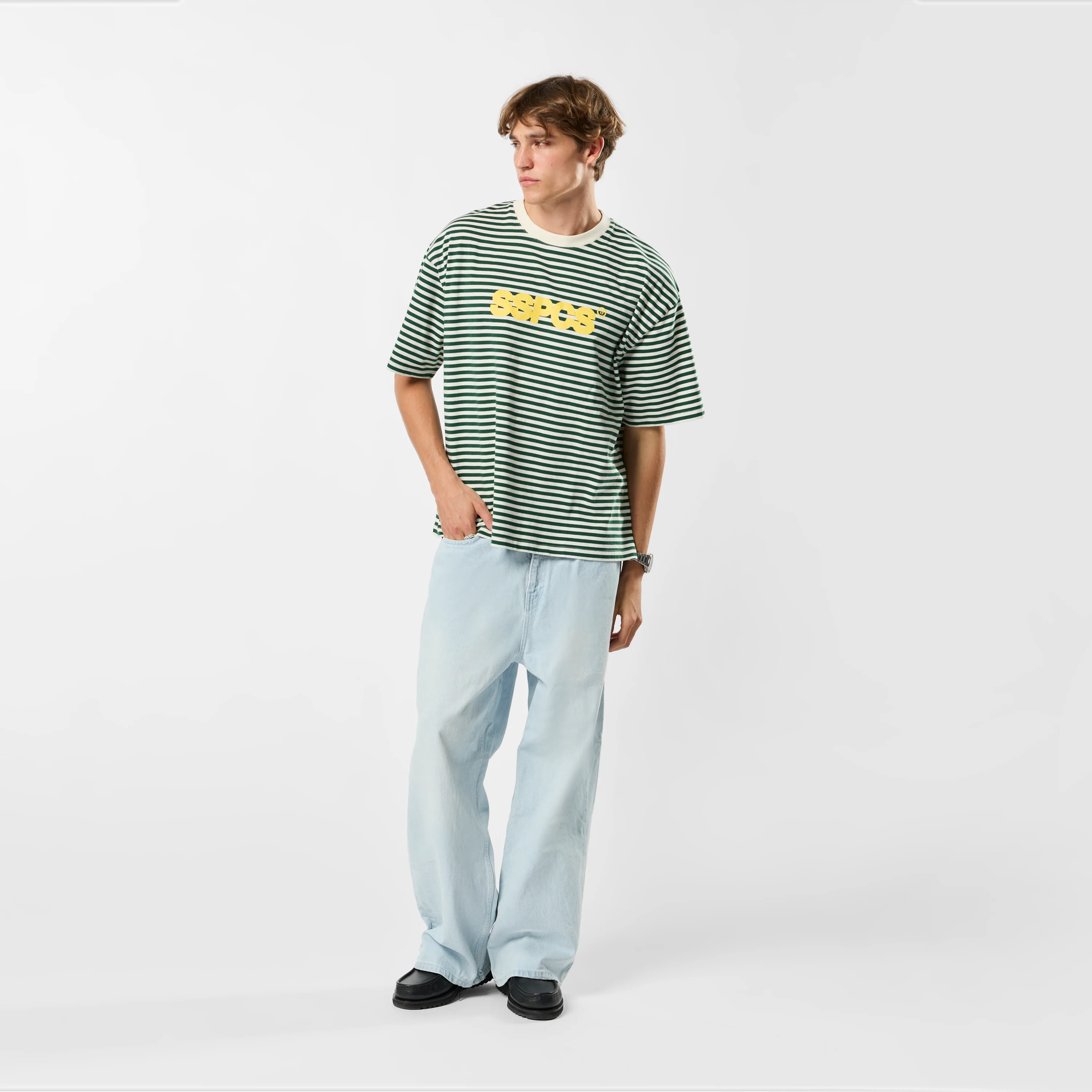 EoS / The SSPCS Striped Tee - Forest Green - Image 4