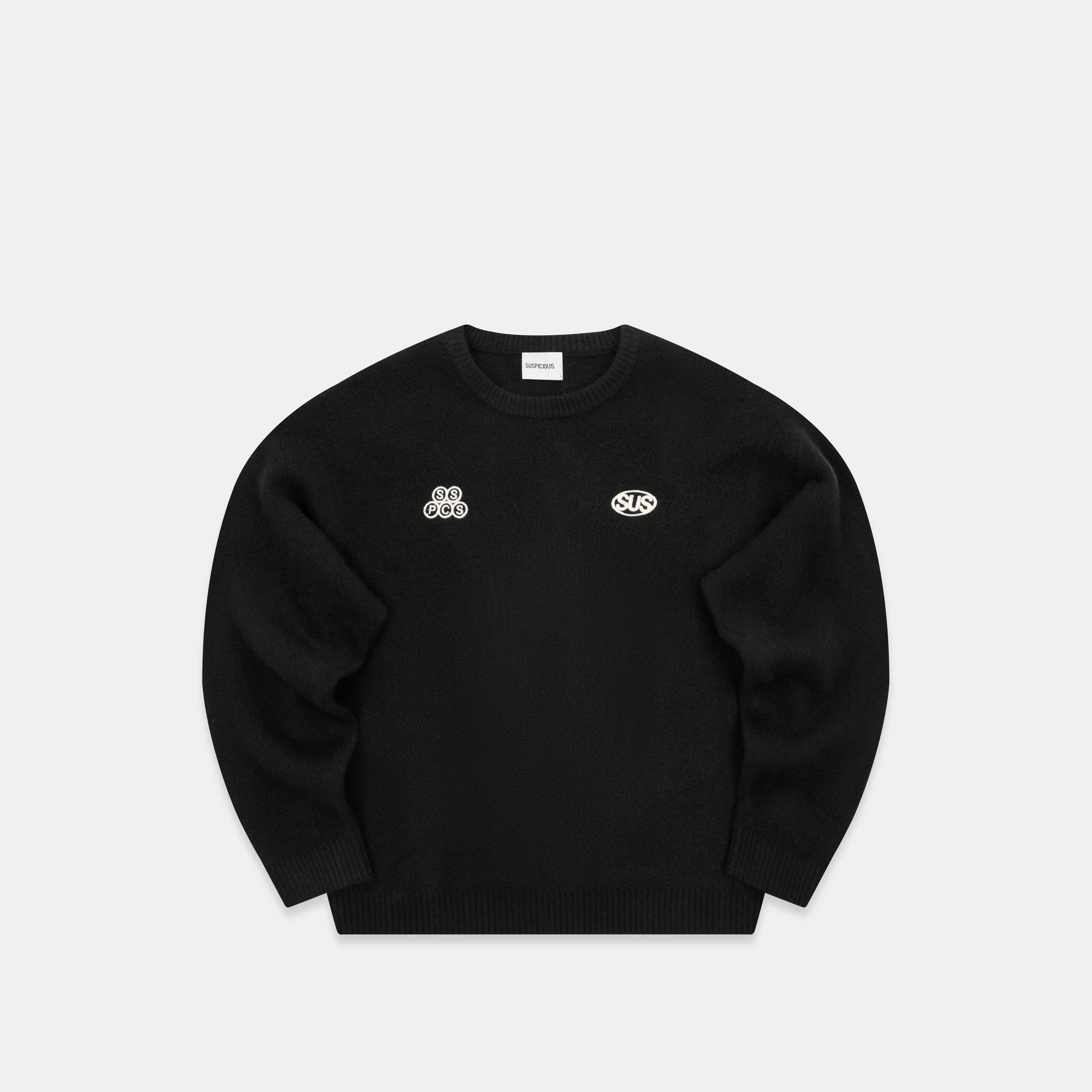 Fall / Backmark Knitted Sweat - Black - Image 10