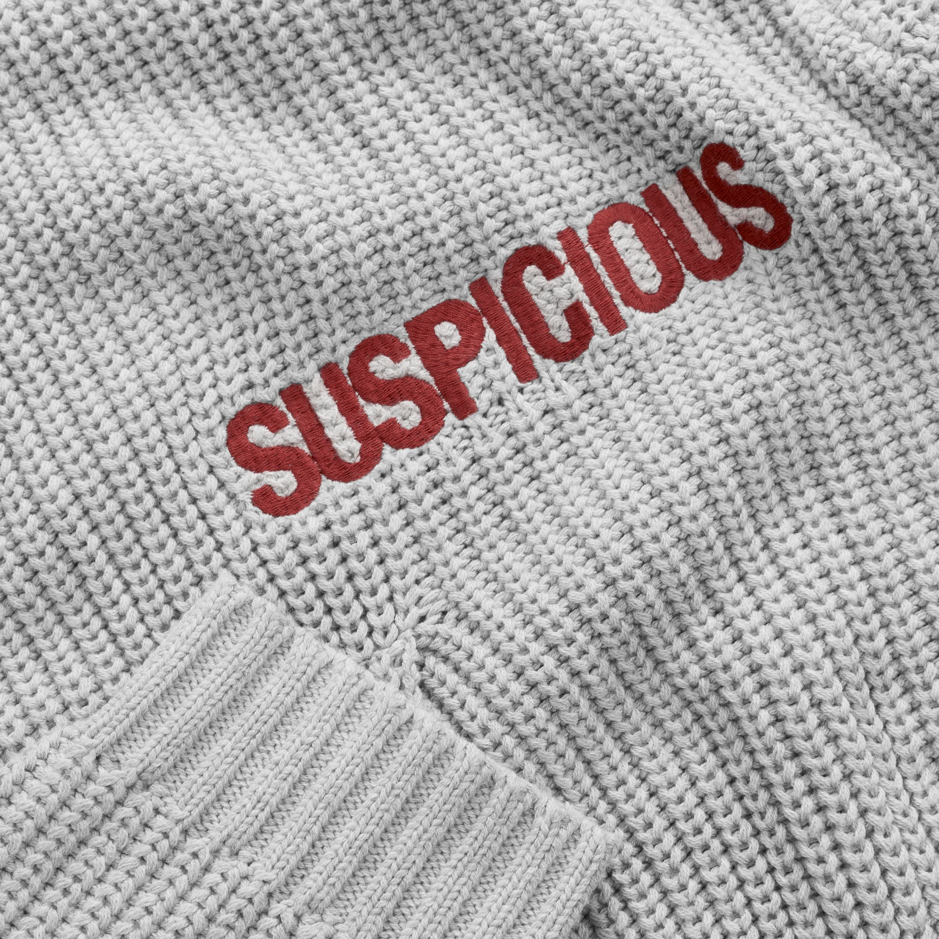 Fall / Core Knitted Hoodie - Neutral Heather - Image 4