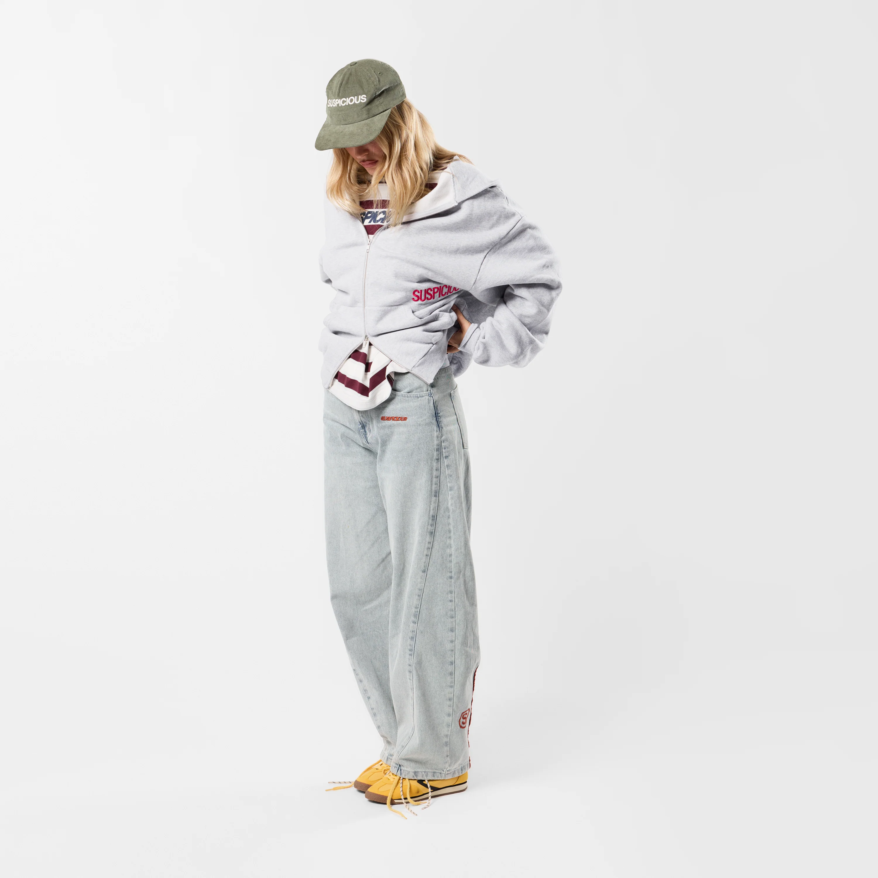 Fall / Core Zip-Up Hoodie - Neutral Heather - Image 3