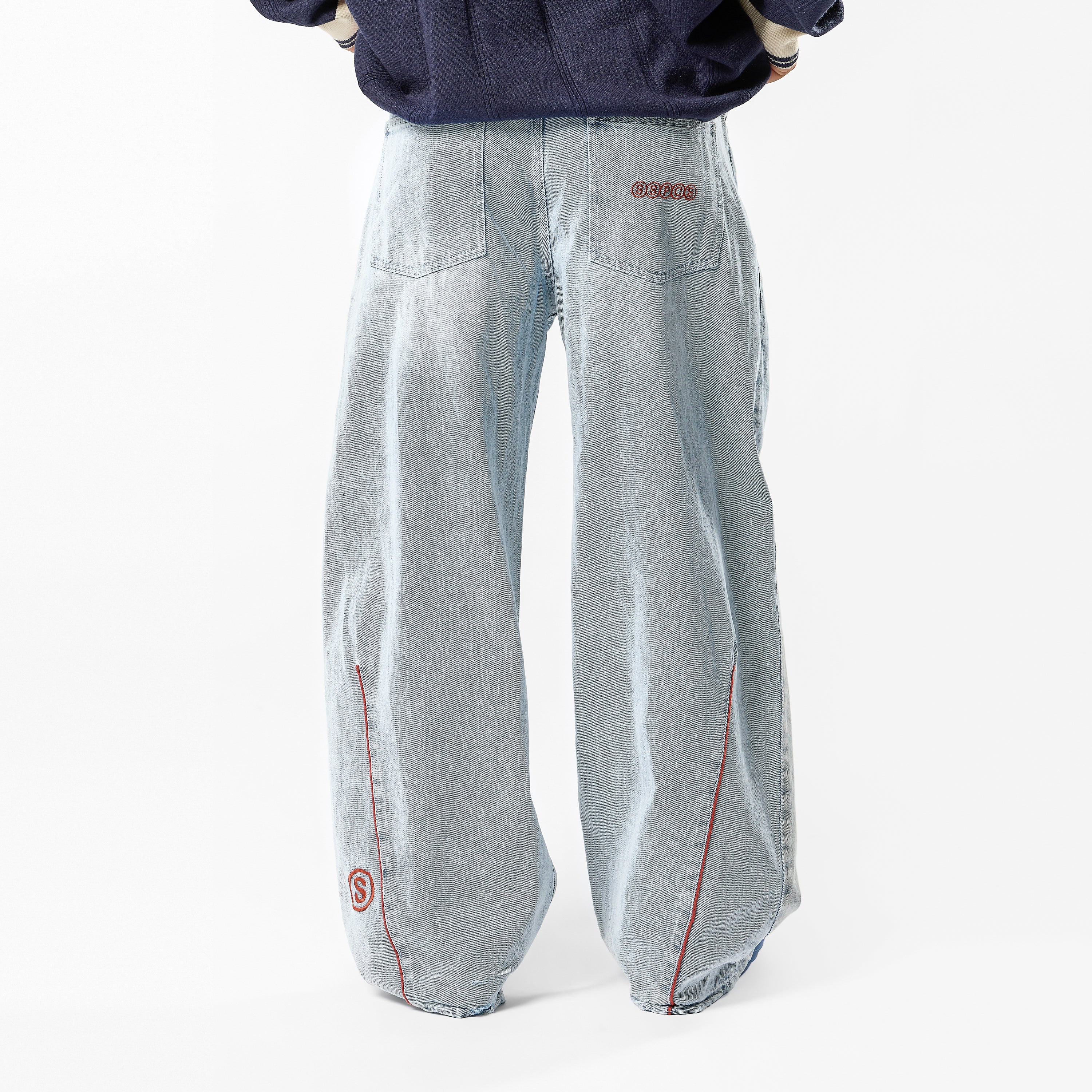 Fall / SSPCS Club Barrel Jeans - Bleached - Image 10