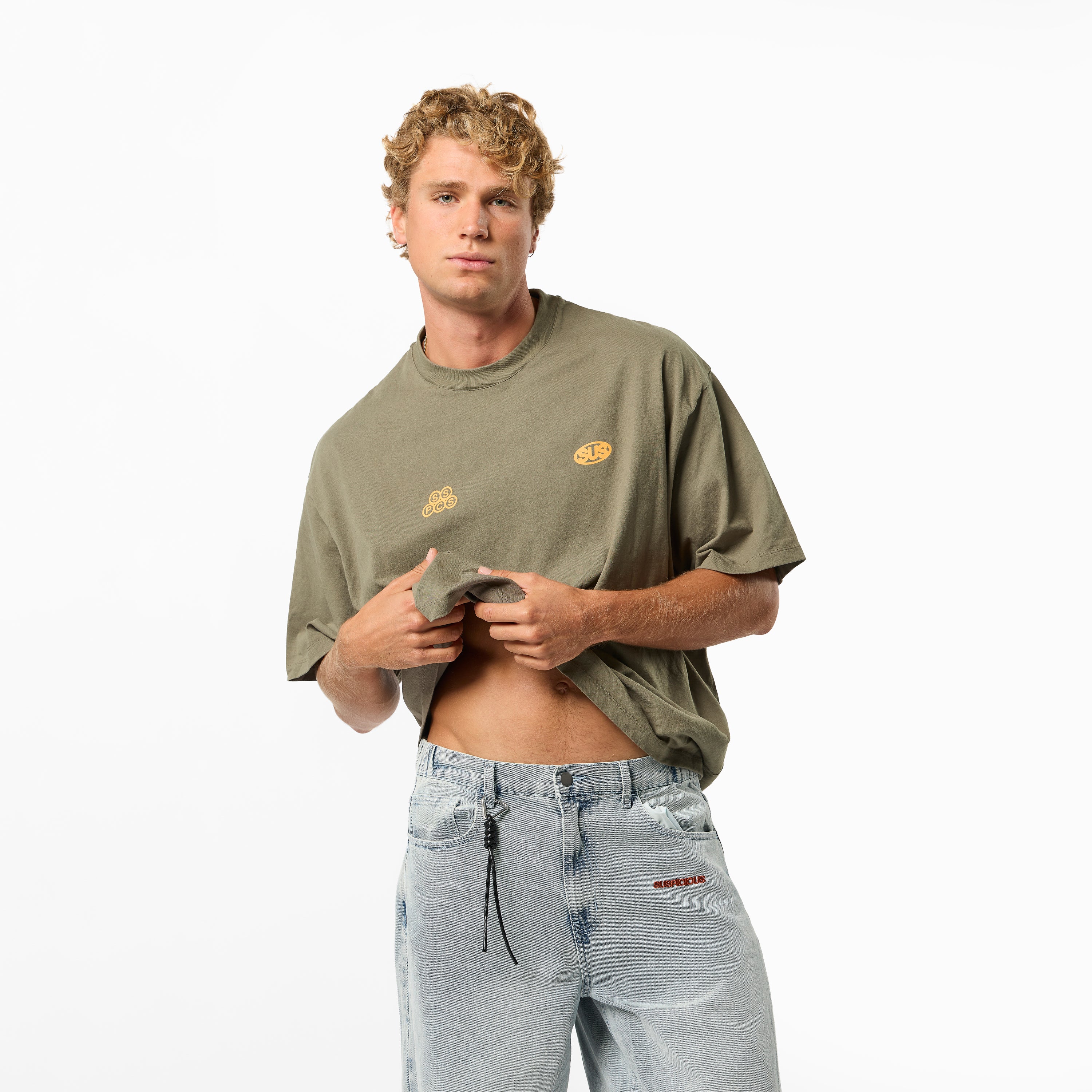 Fall / SSPCS Club Barrel Jeans - Bleached - Image 5