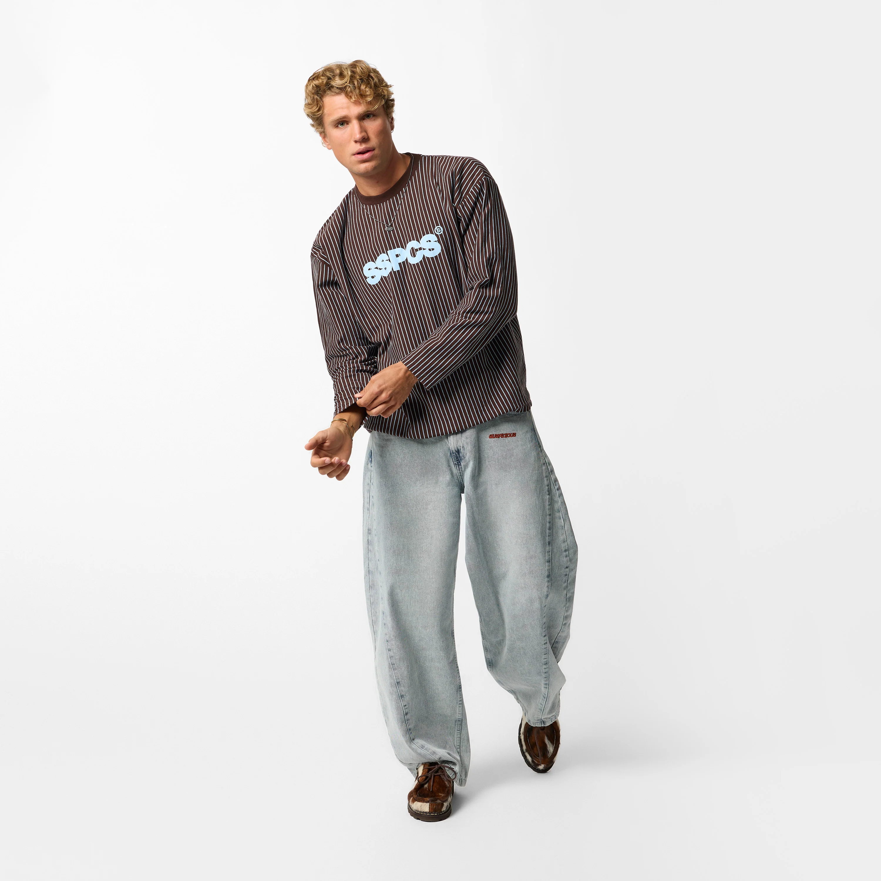 Fall / SSPCS Club Barrel Jeans - Bleached - Image 9