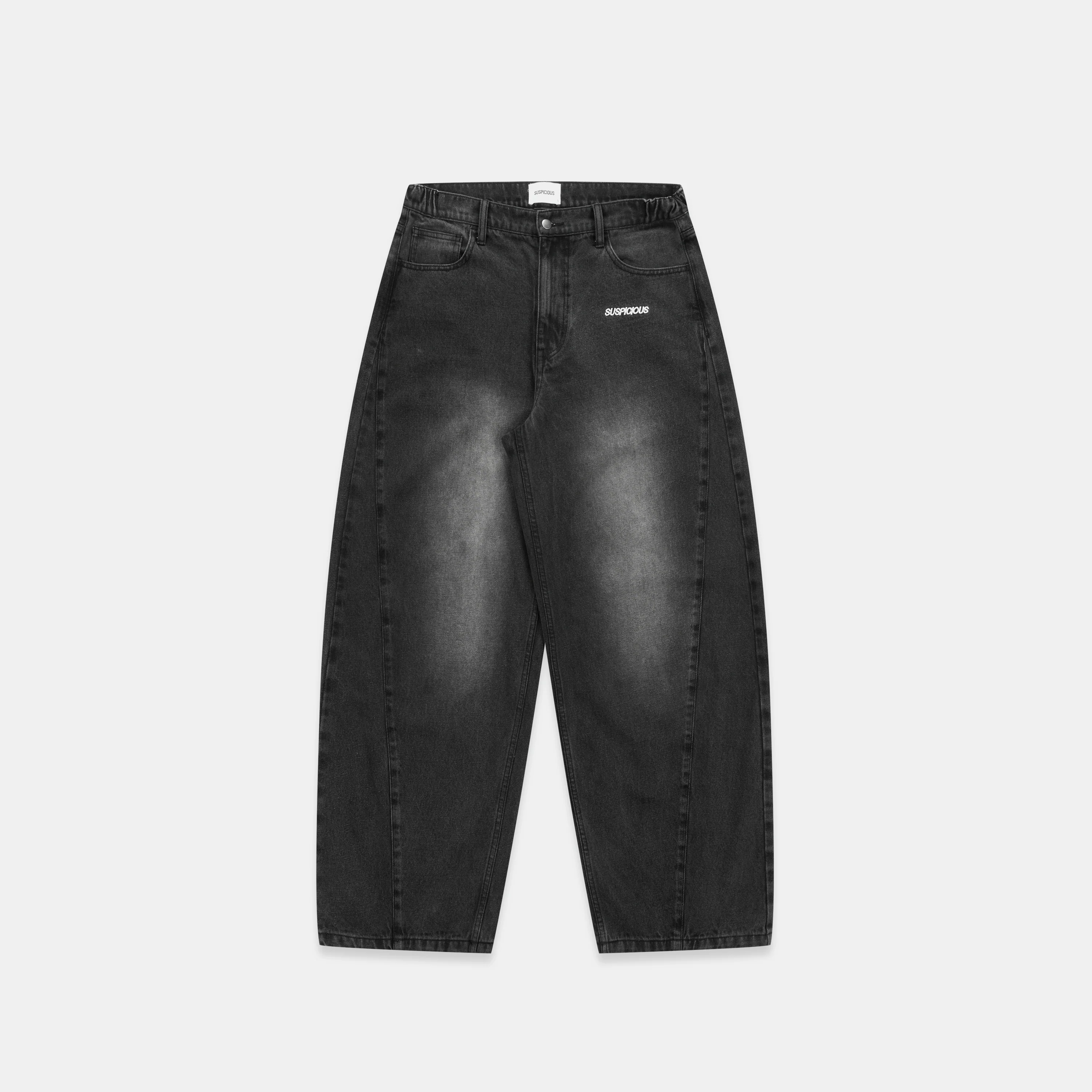 Fall / SSPCS Club Barrel Jeans - Washed Black - Image 12