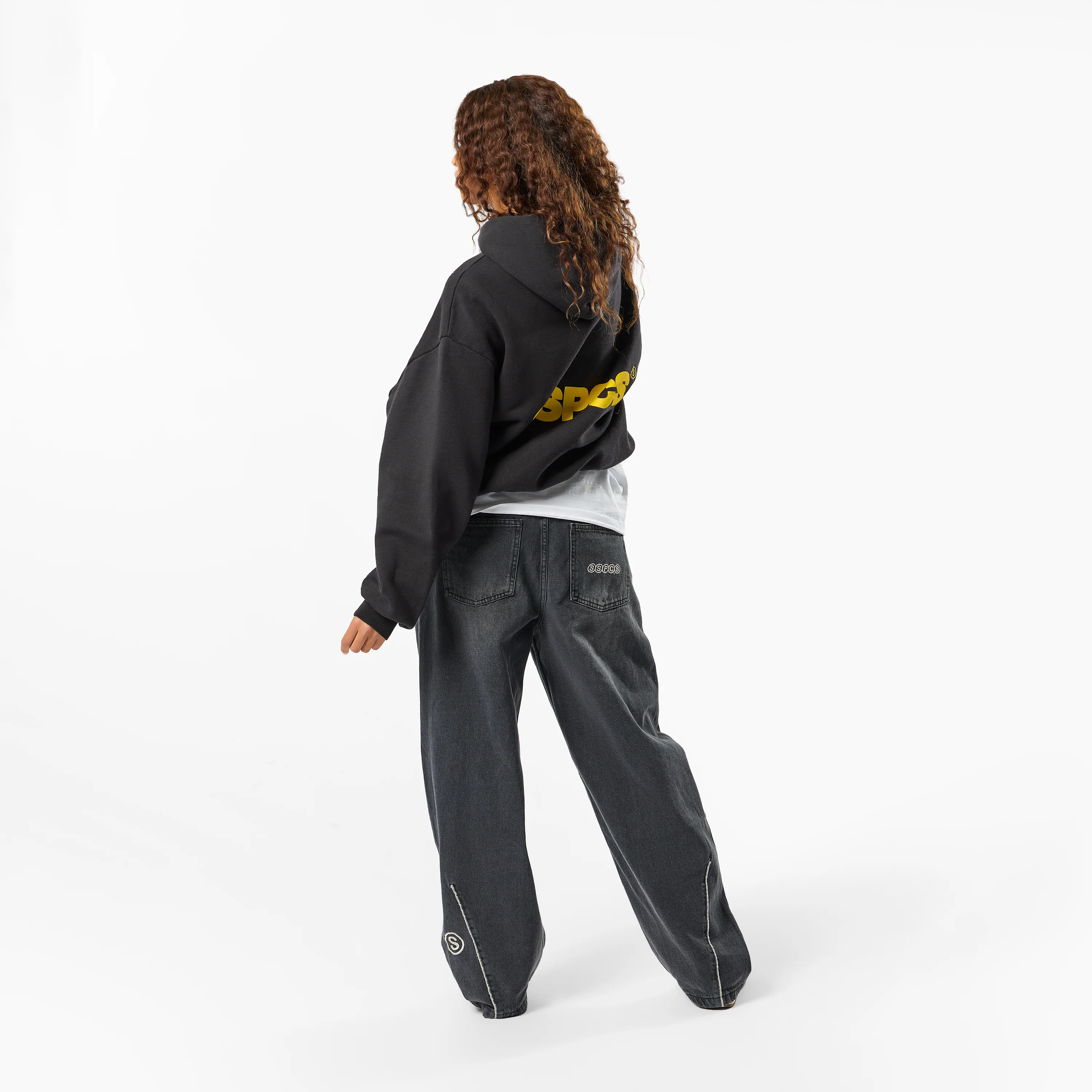 Fall / SSPCS Club Barrel Jeans - Washed Black - Image 3