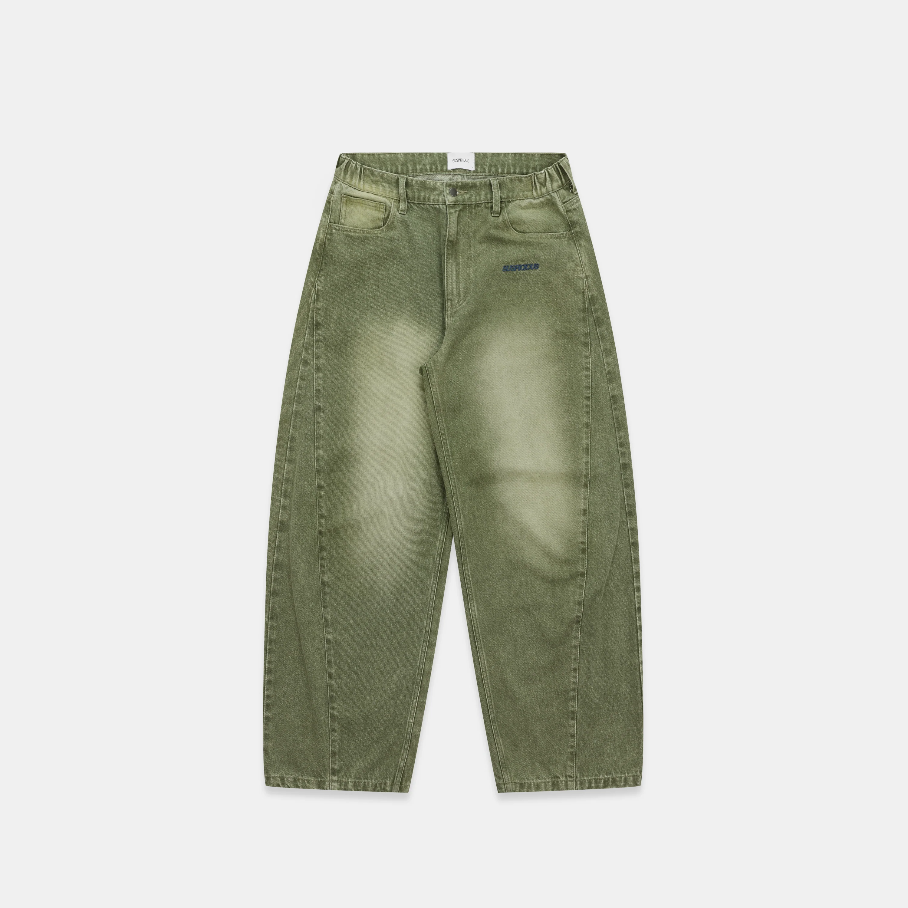 Fall / SSPCS Club Barrel Jeans - Washed Green - Image 12