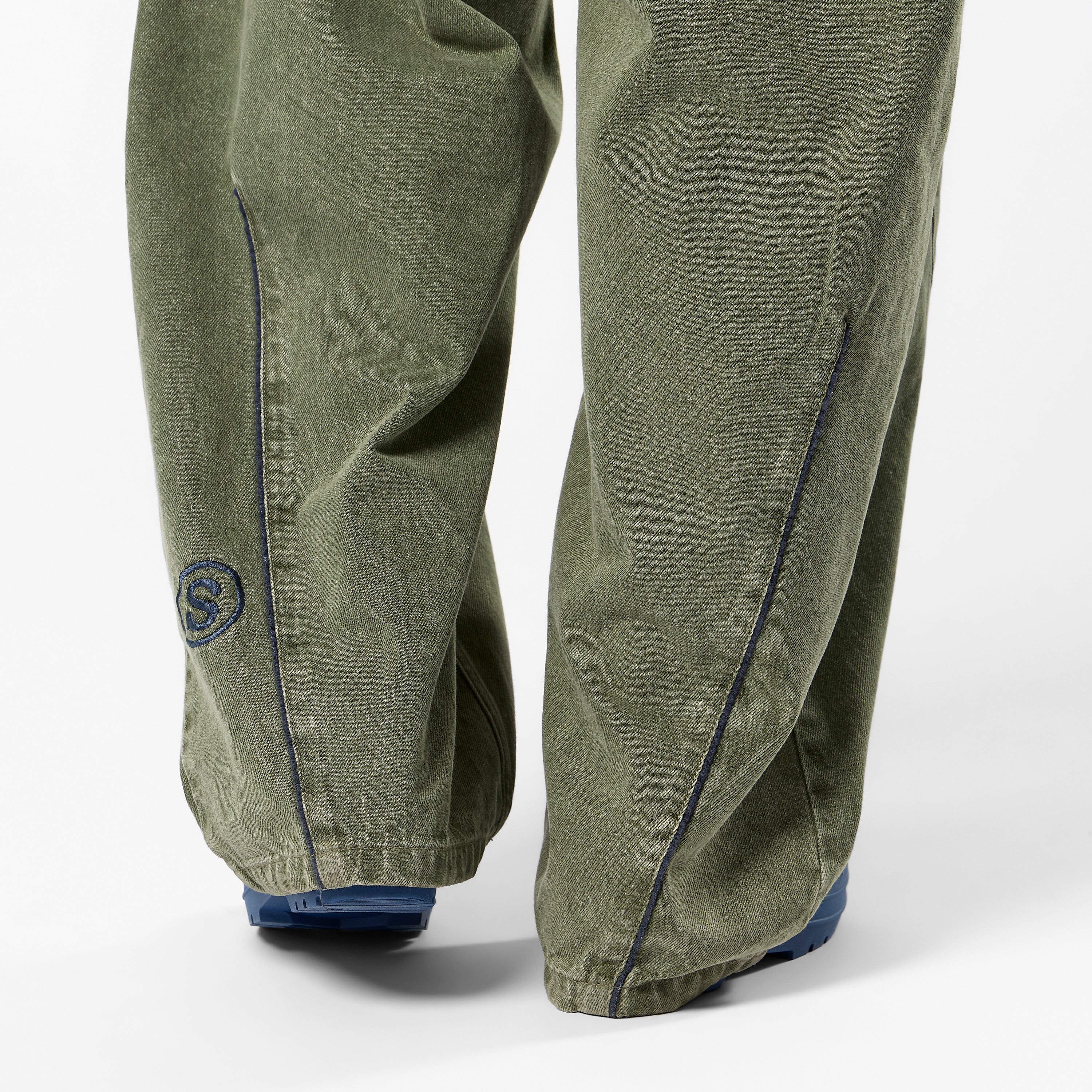 Fall / SSPCS Club Barrel Jeans - Washed Green - Image 9