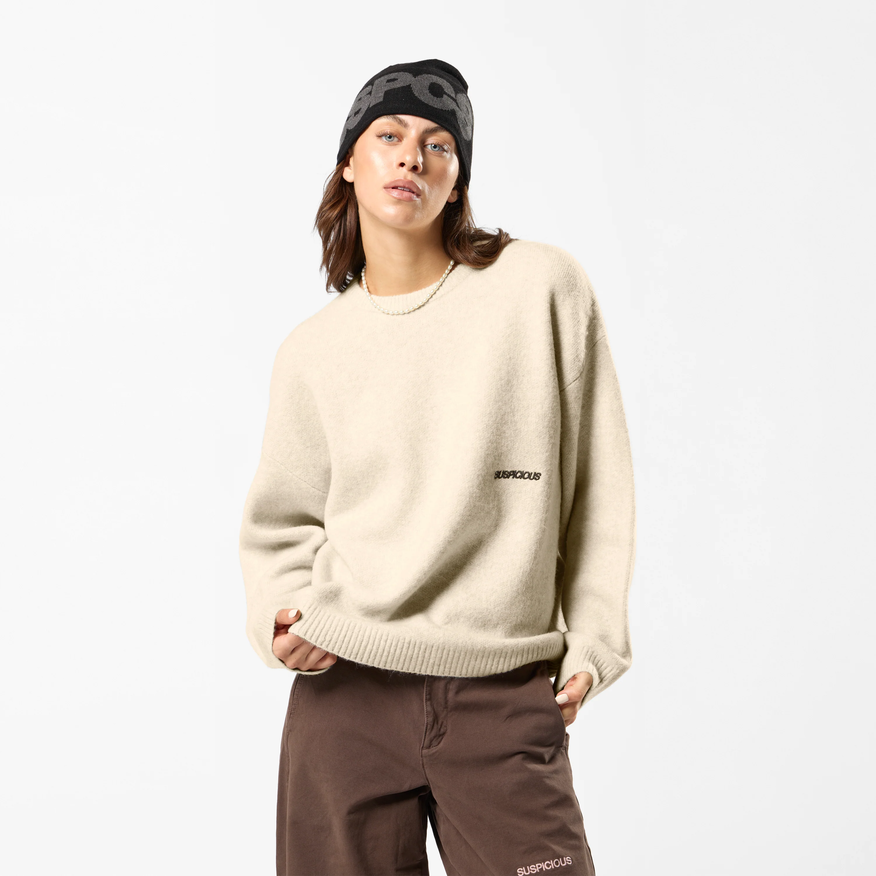 Fall / The SUS Knitted Sweat - Dune - Image 3