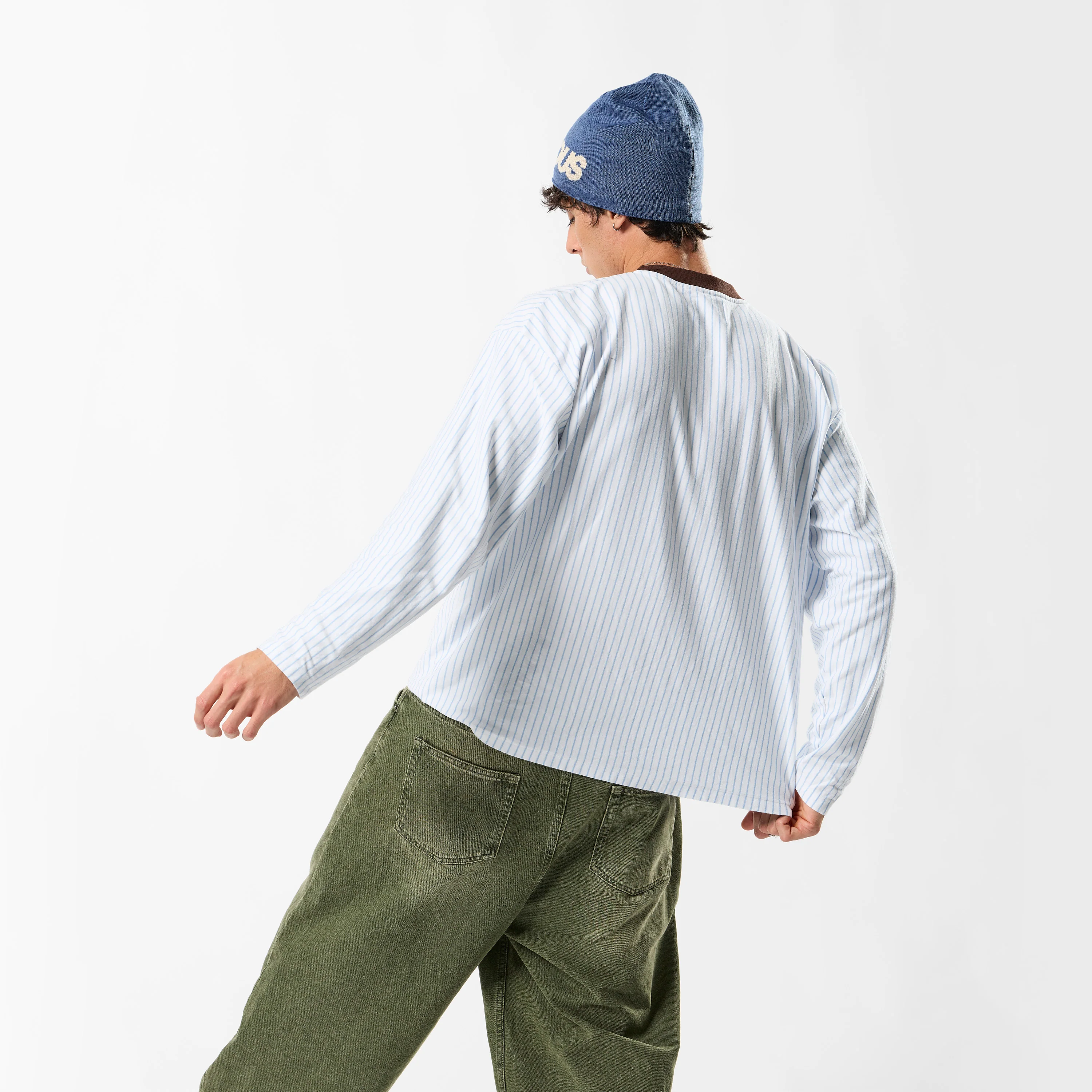 Fall / SSPCS Striped Longsleeve - Celestial Blue - Image 3