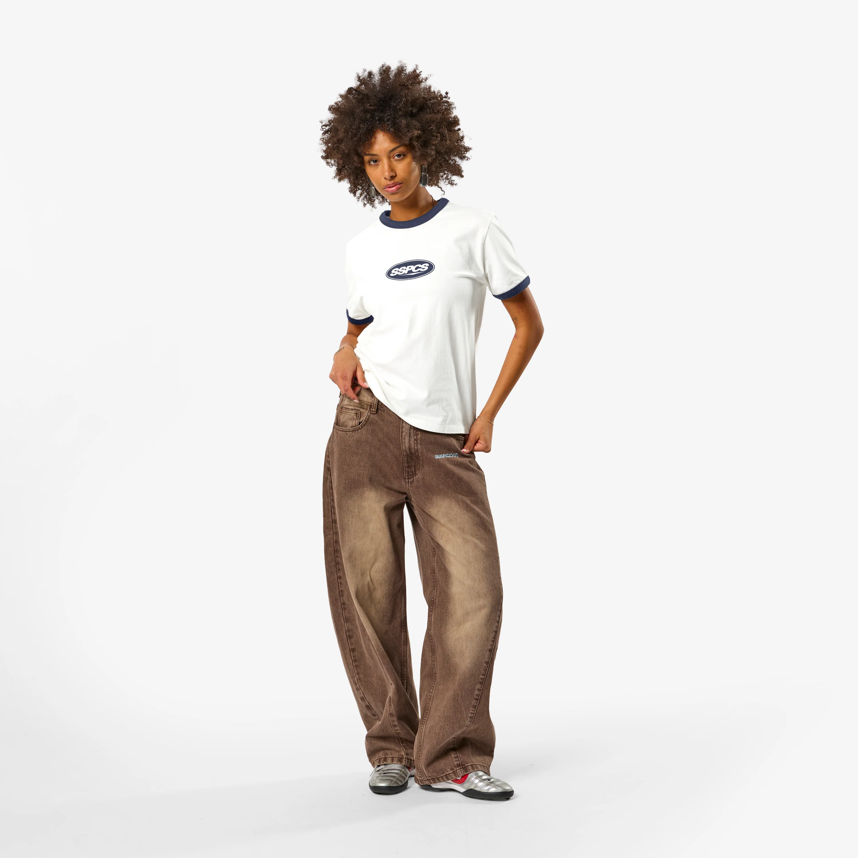 Off Season / Badge Ringer Tee - Nightfall - Image 3