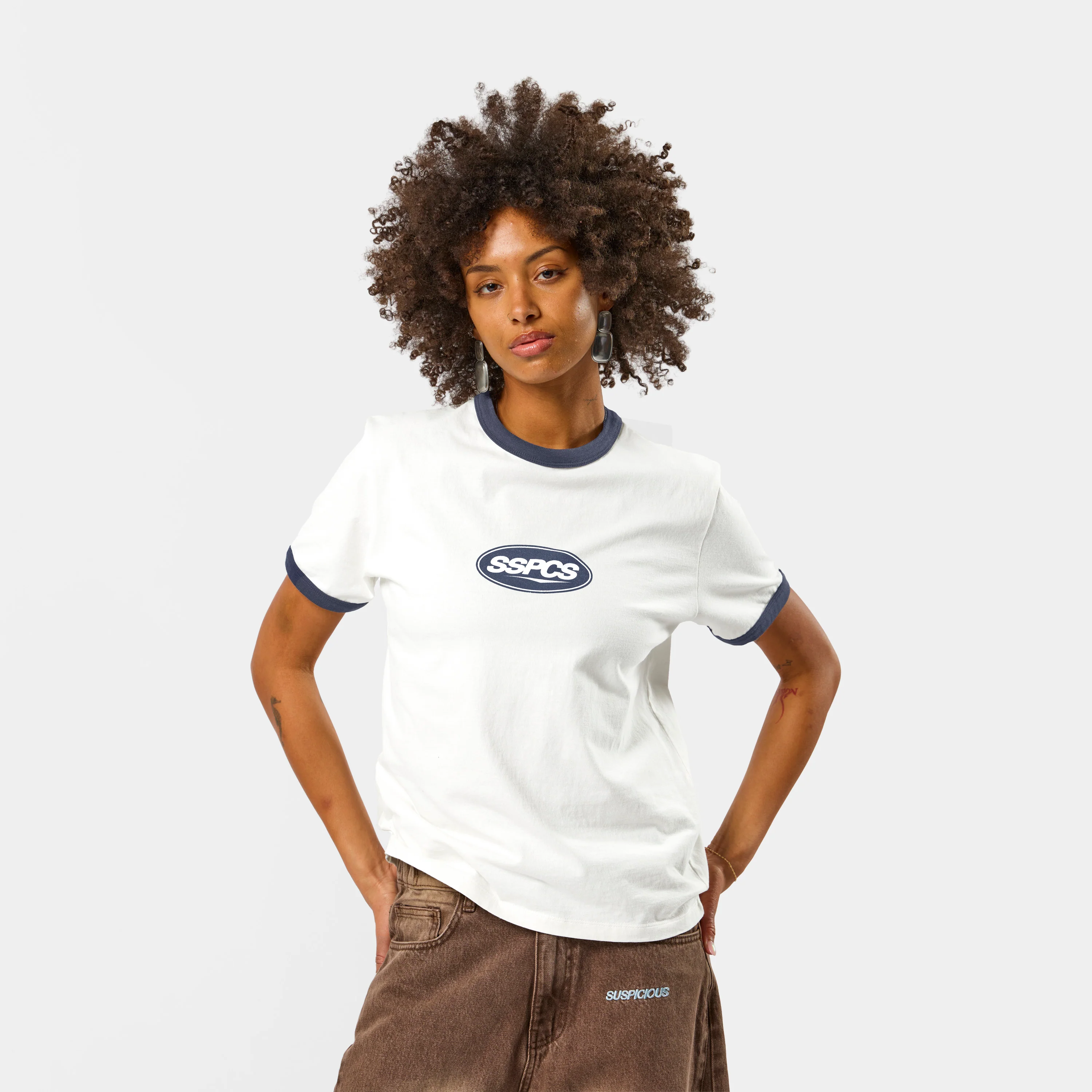 Off Season / Badge Ringer Tee - Nightfall - Image 6