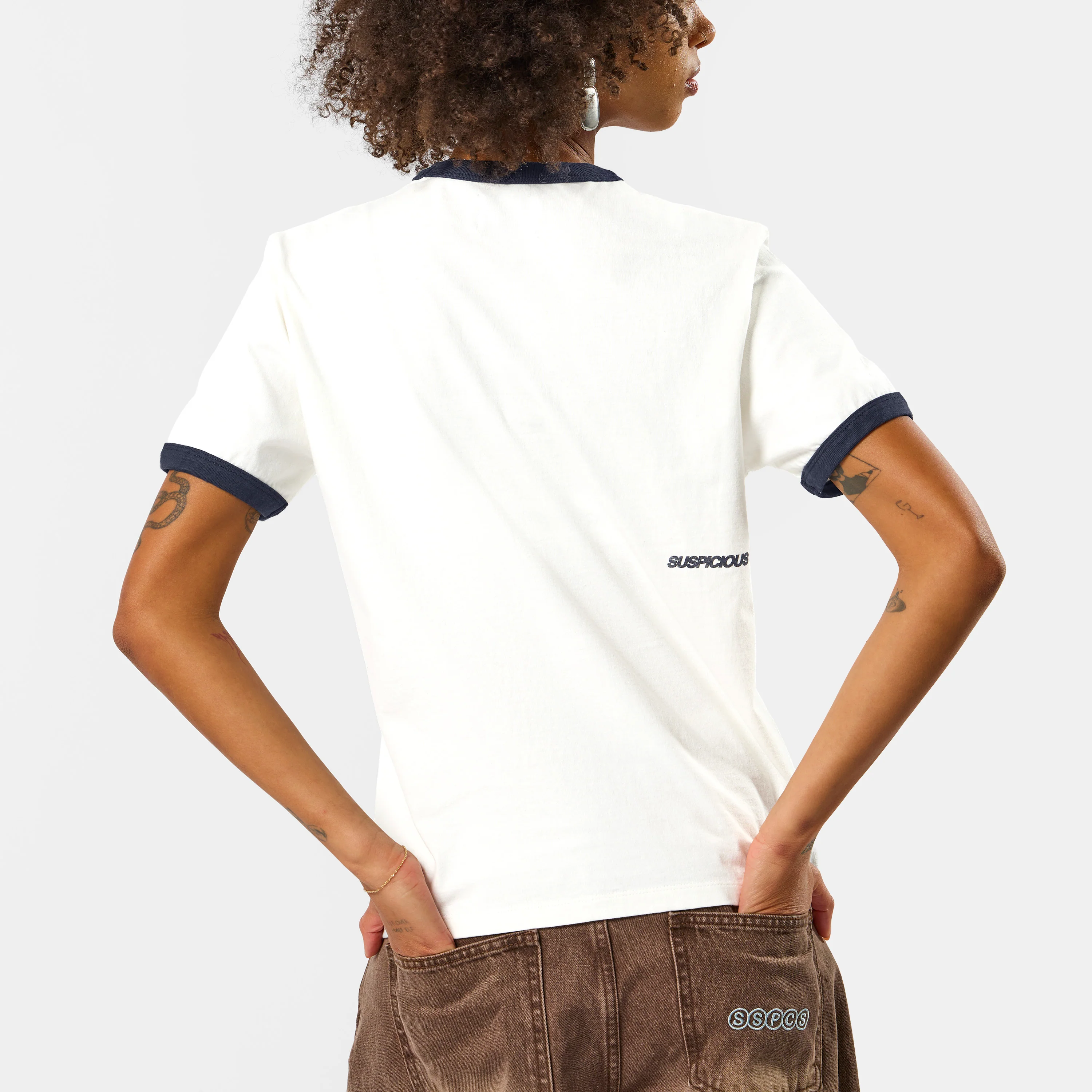 Off Season / Badge Ringer Tee - Nightfall - Image 8