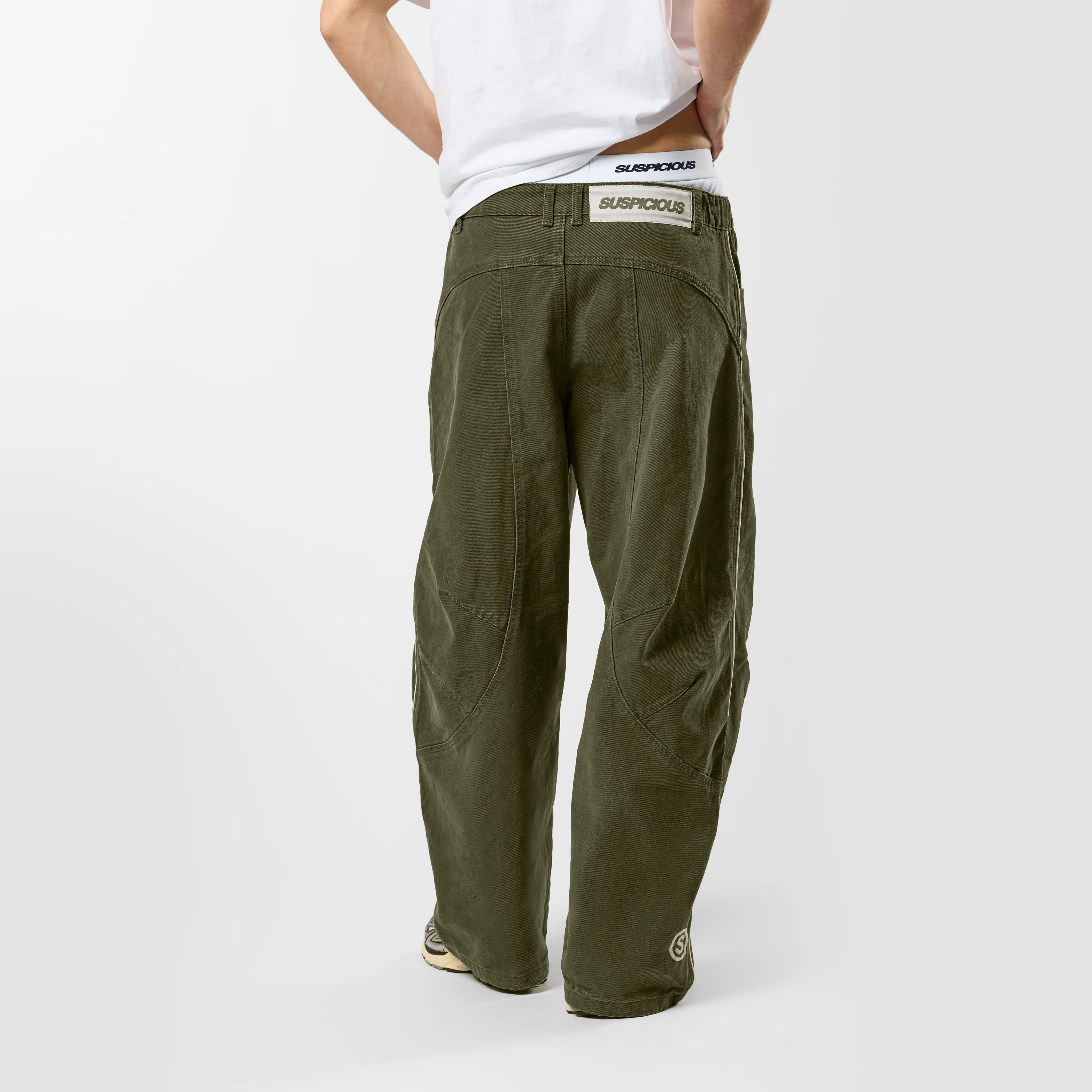 Off Season / S Club Big Barrel Jeans - Dusty Green - Image 6
