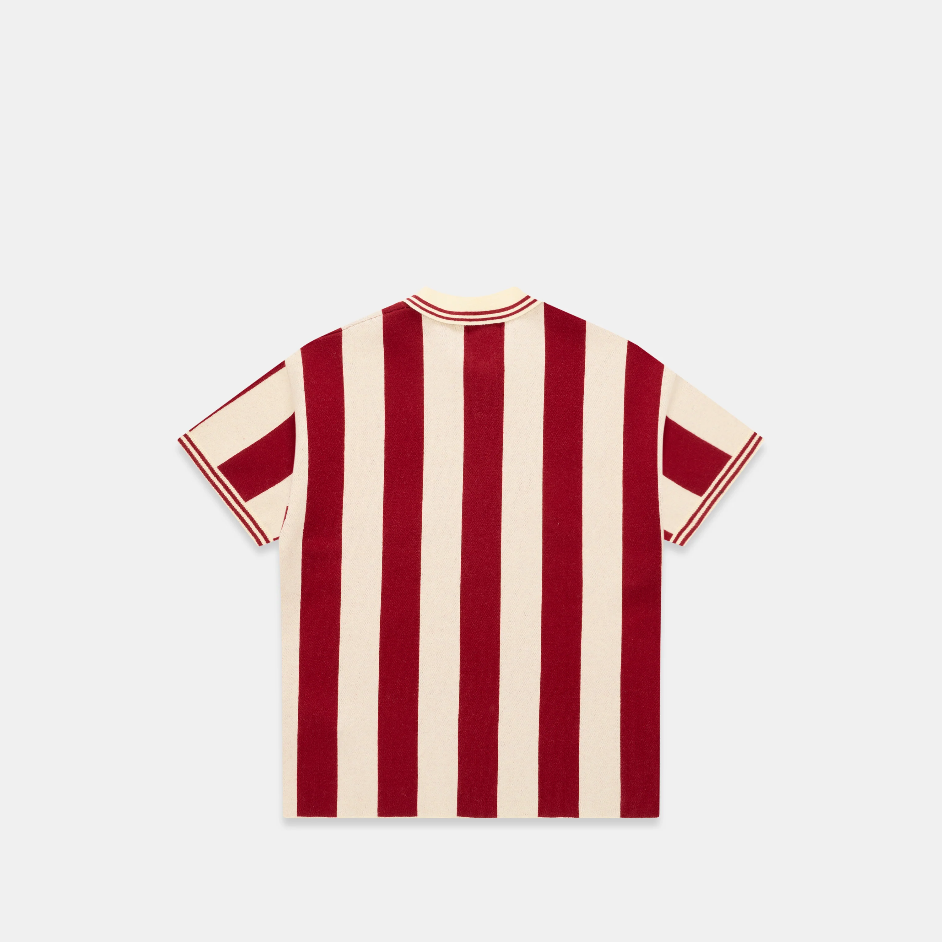 Off Season / Sideline Knitted Football Polo - Red - Image 9
