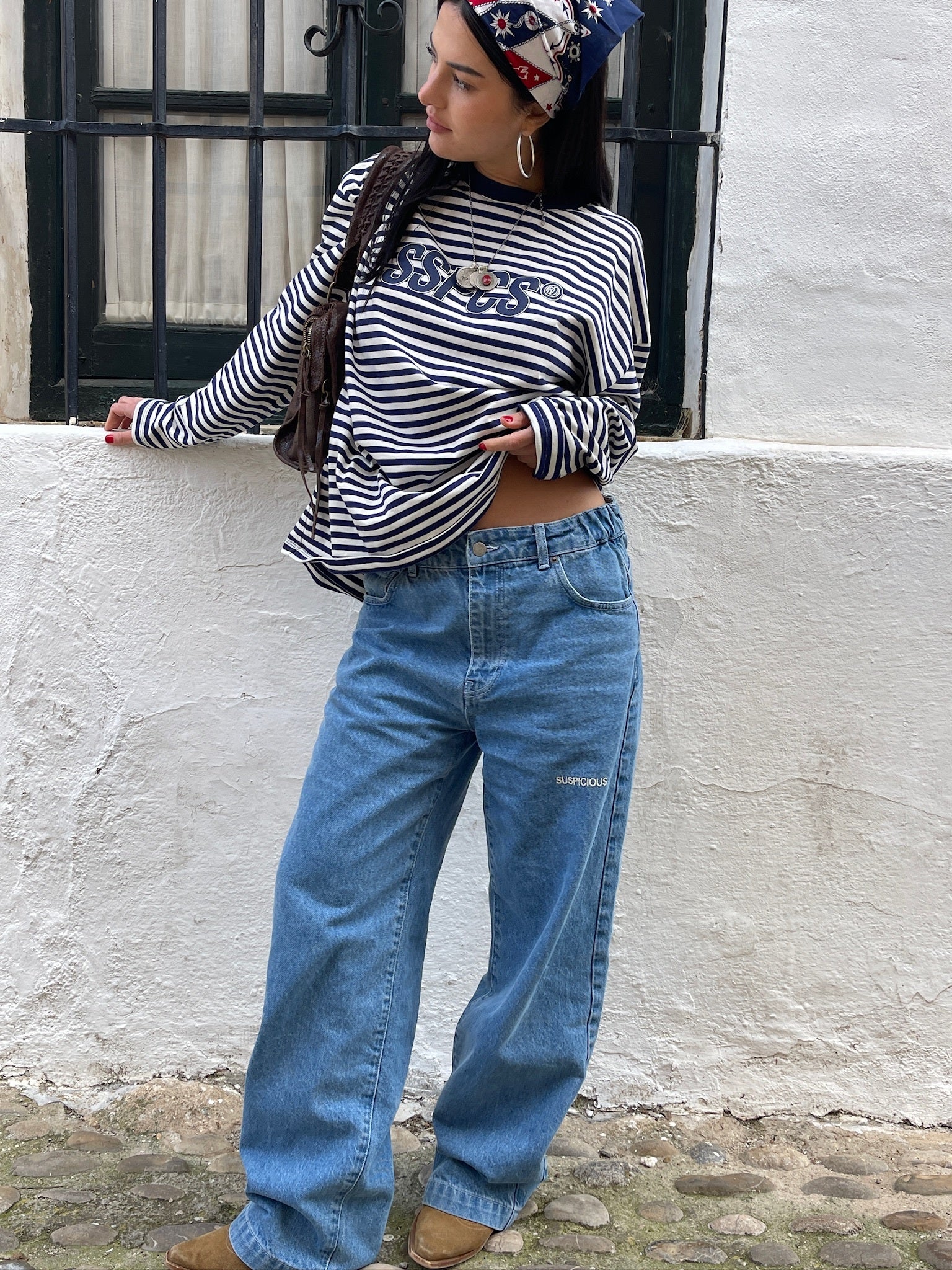 PL / Bella Wide Leg Denim - Mediterranean Blue - Image 10