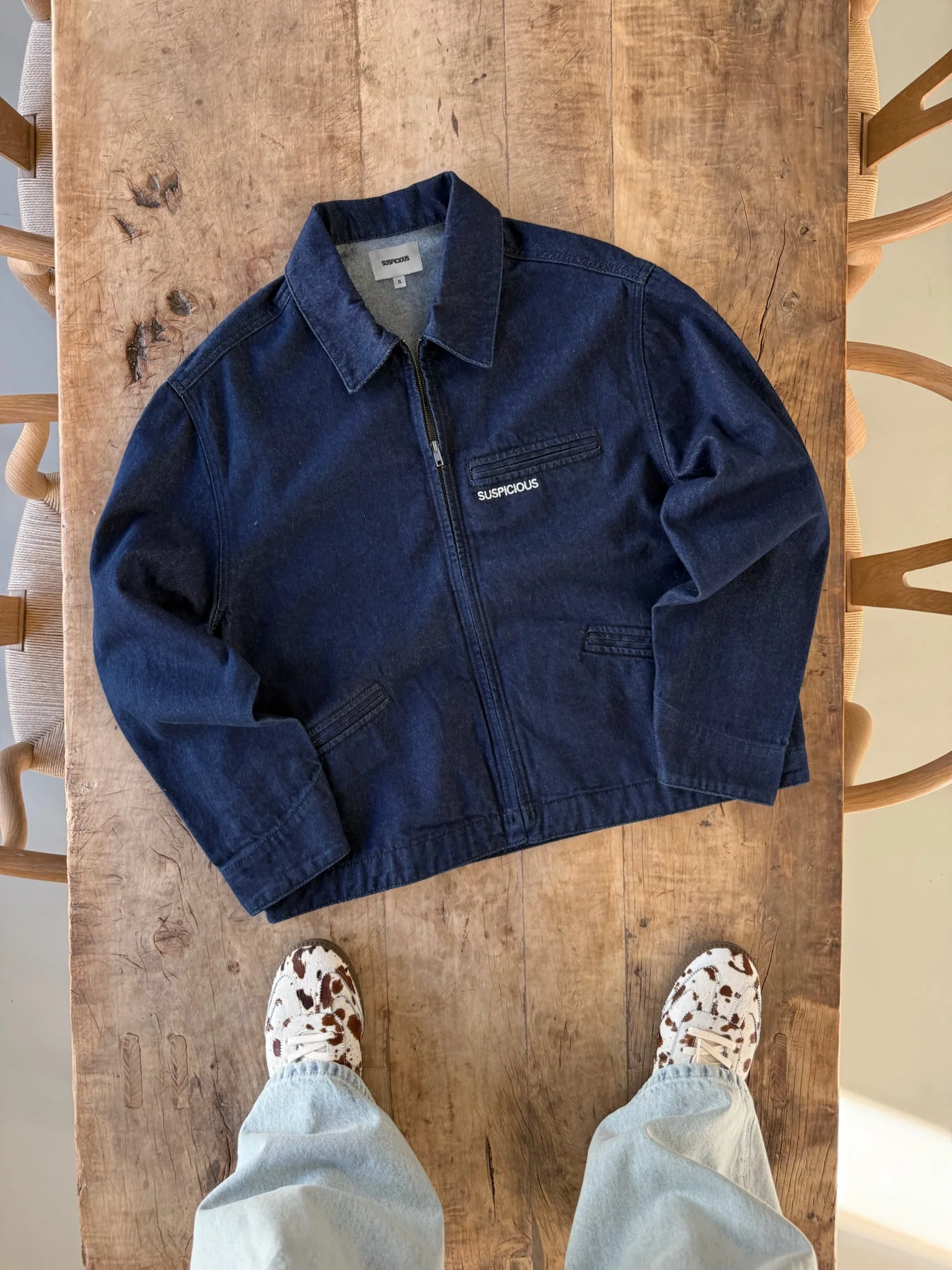 PL / Lola Denim Zip-Up Jacket - Indigo - Image 12
