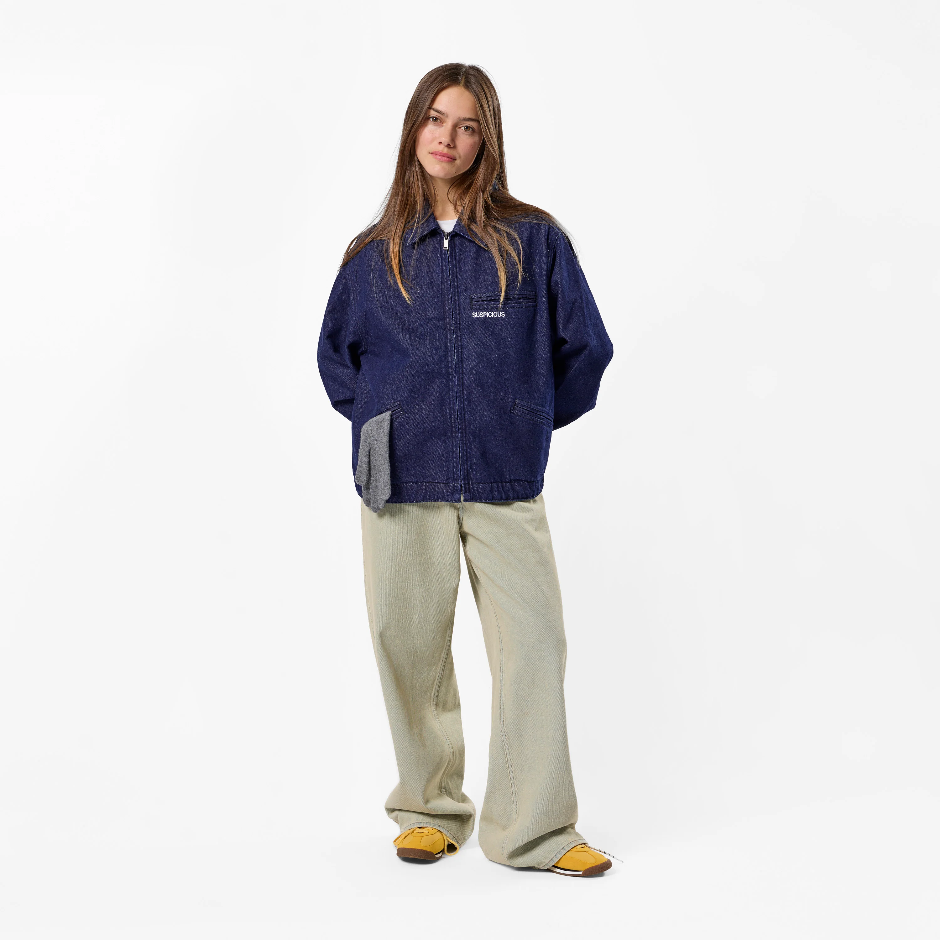 PL / Lola Denim Zip-Up Jacket - Indigo - Image 3