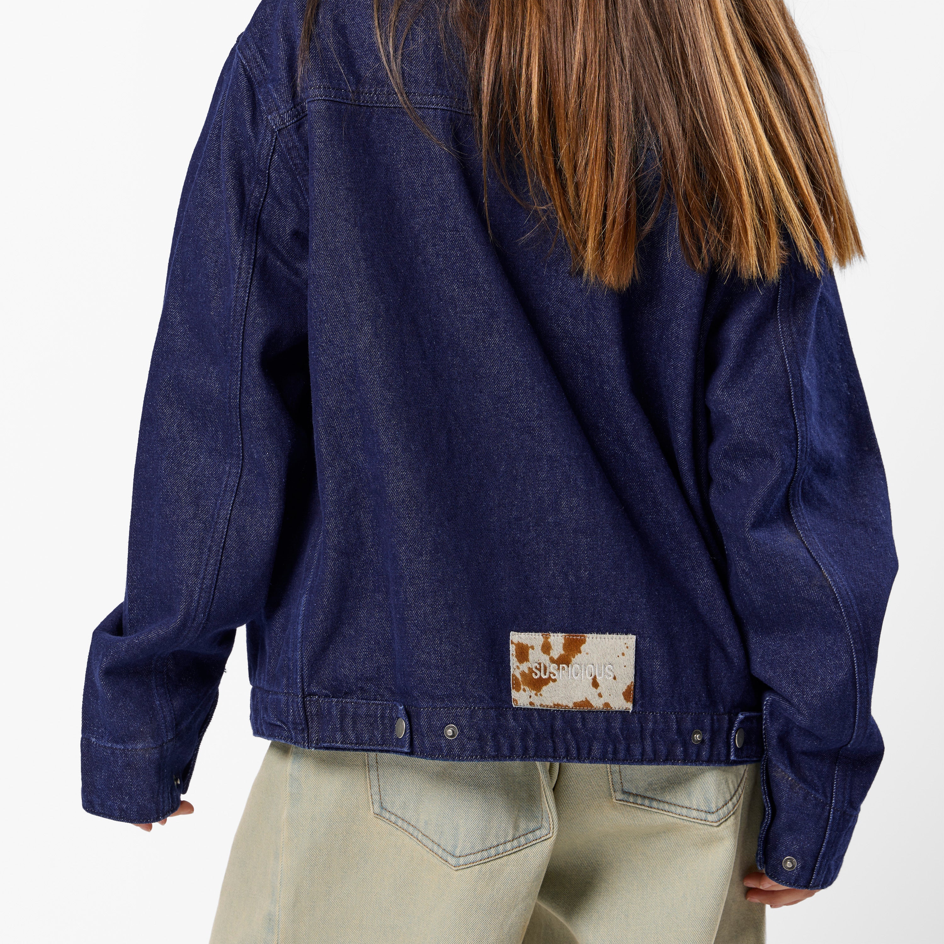 PL / Lola Denim Zip-Up Jacket - Indigo - Image 8