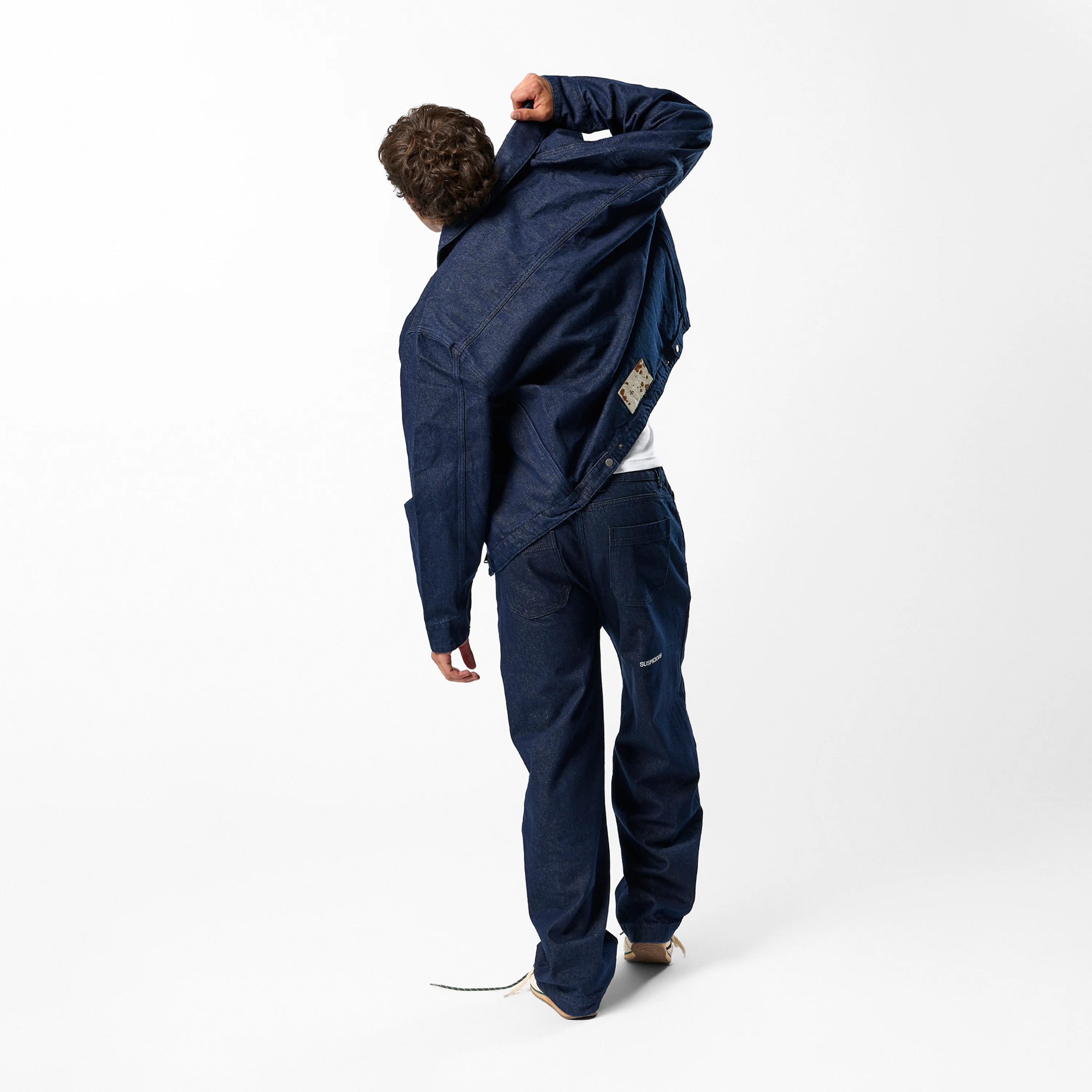 PL / Lola Denim Zip-Up Jacket - Indigo - Image 9