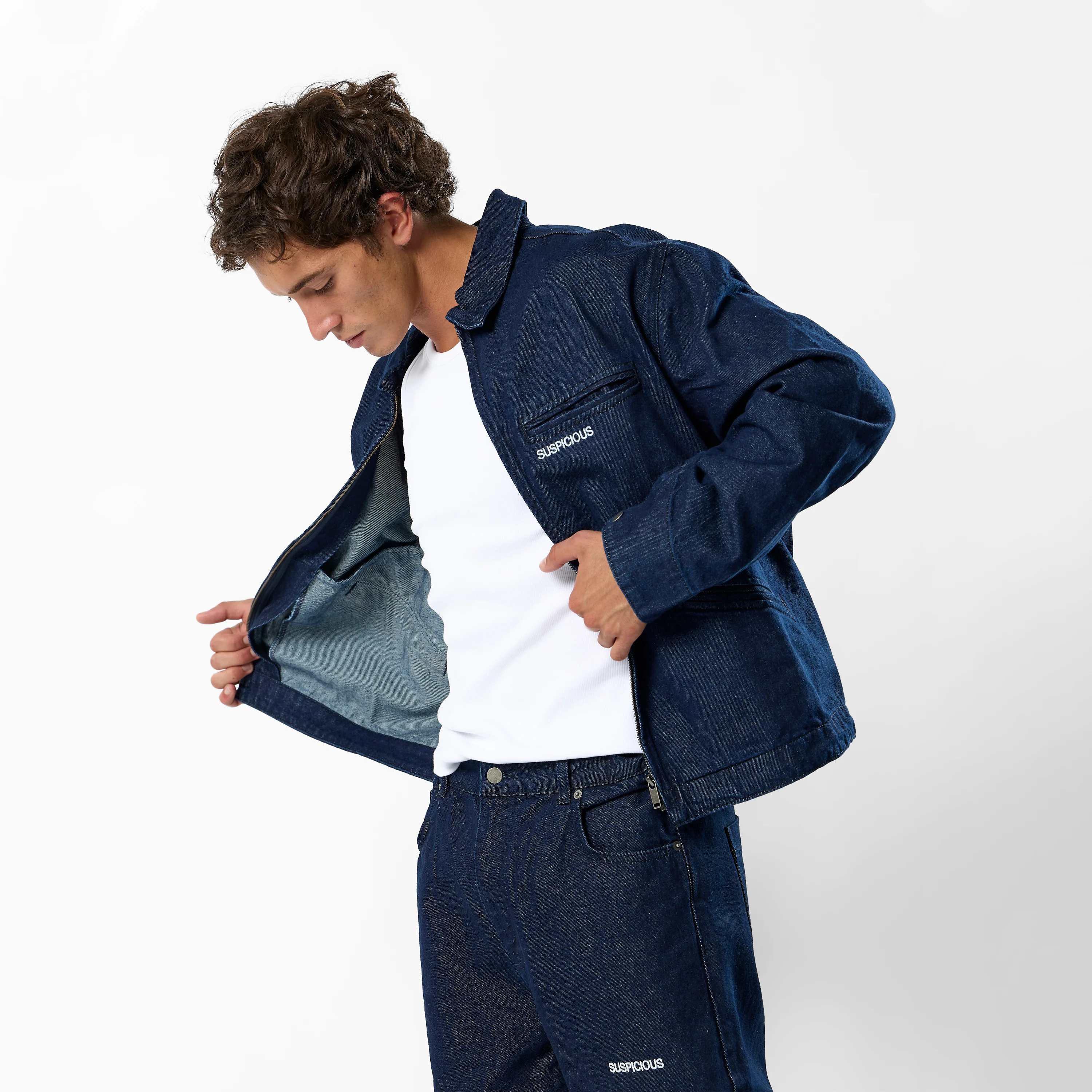PL / Lola Wide Leg Denim - Indigo - Image 4