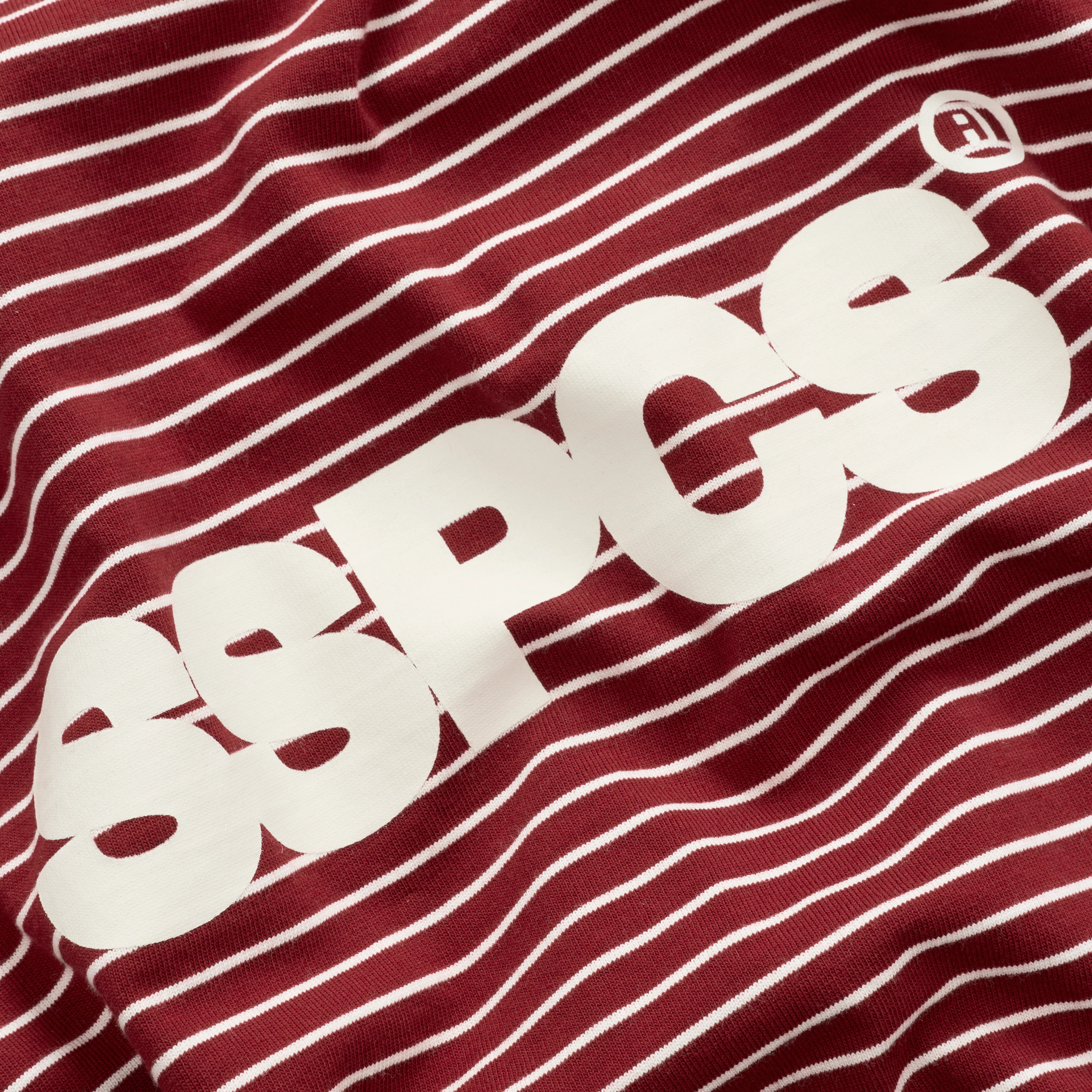PL / The SSPCS Striped Longsleeve - Dark Red - Image 5