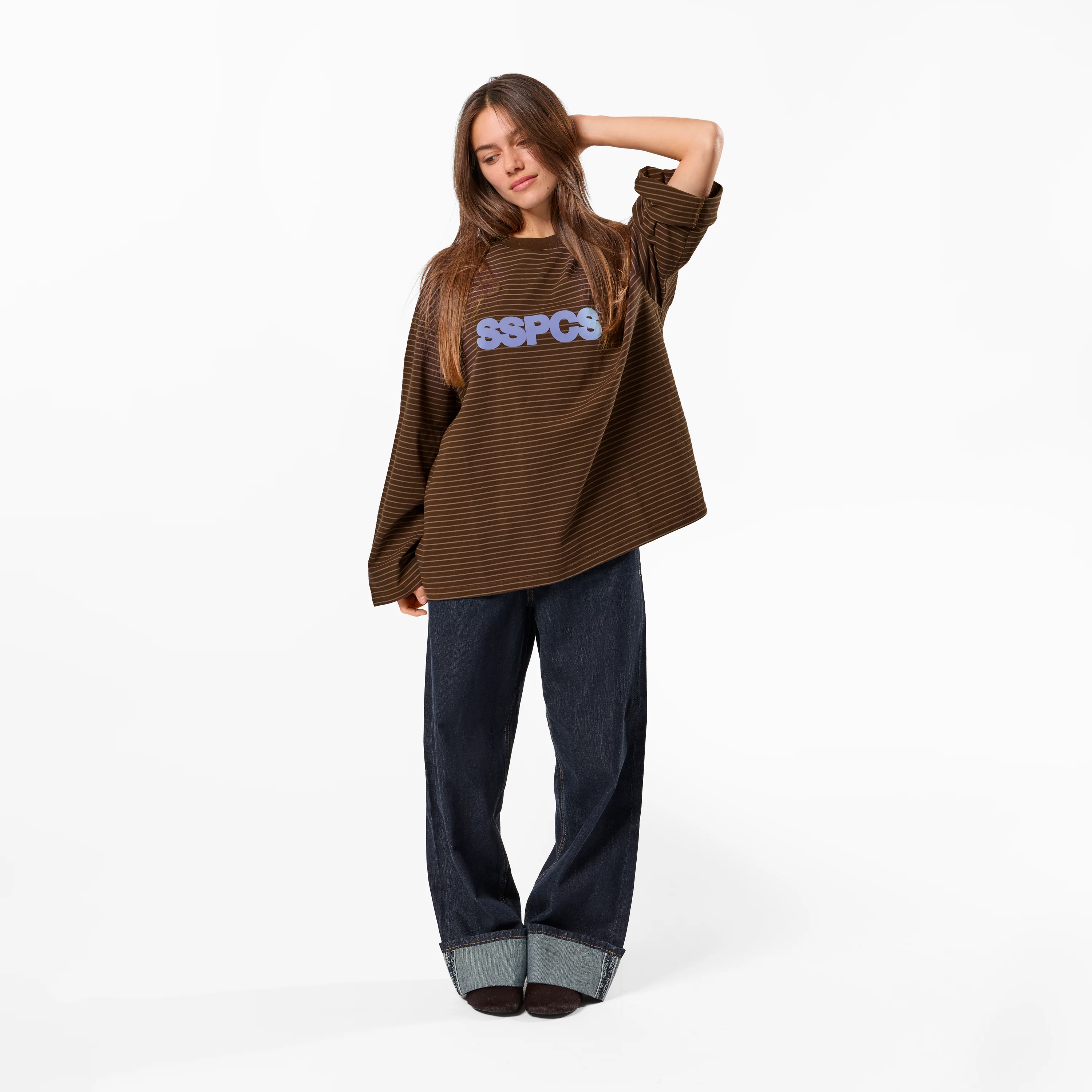 PL / The SSPCS Striped Longsleeve - Espresso Blue - Image 3