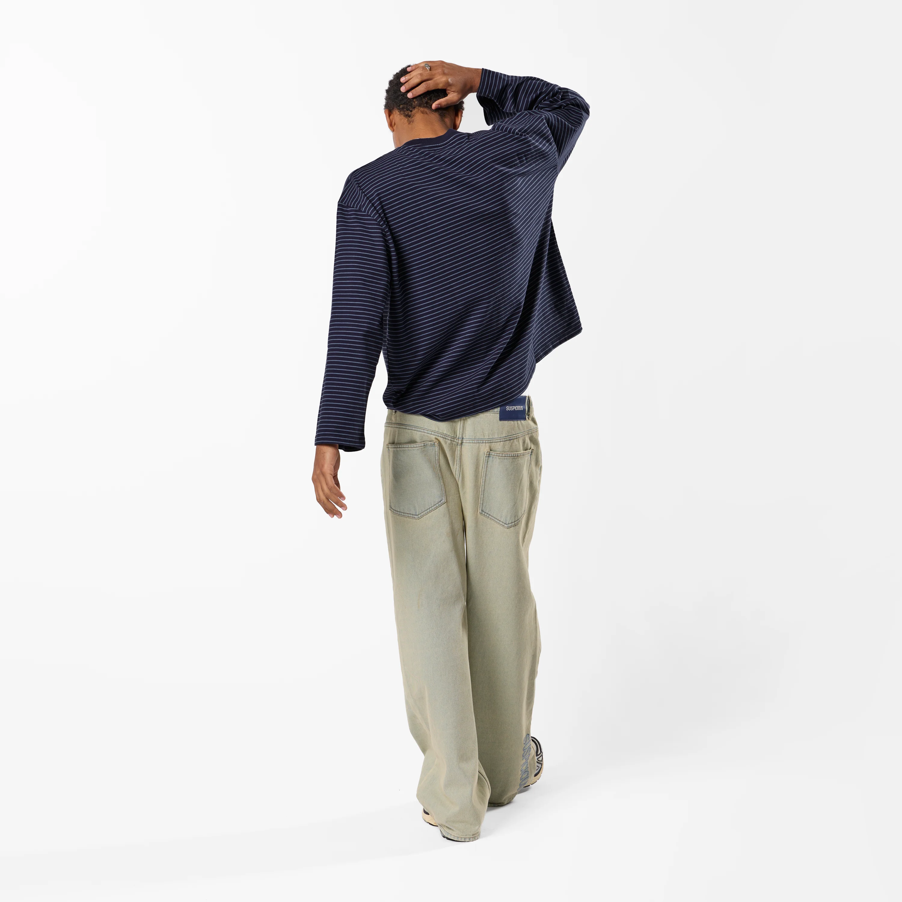 PL / The SSPCS Striped Longsleeve - Nightfall Orange - Image 6