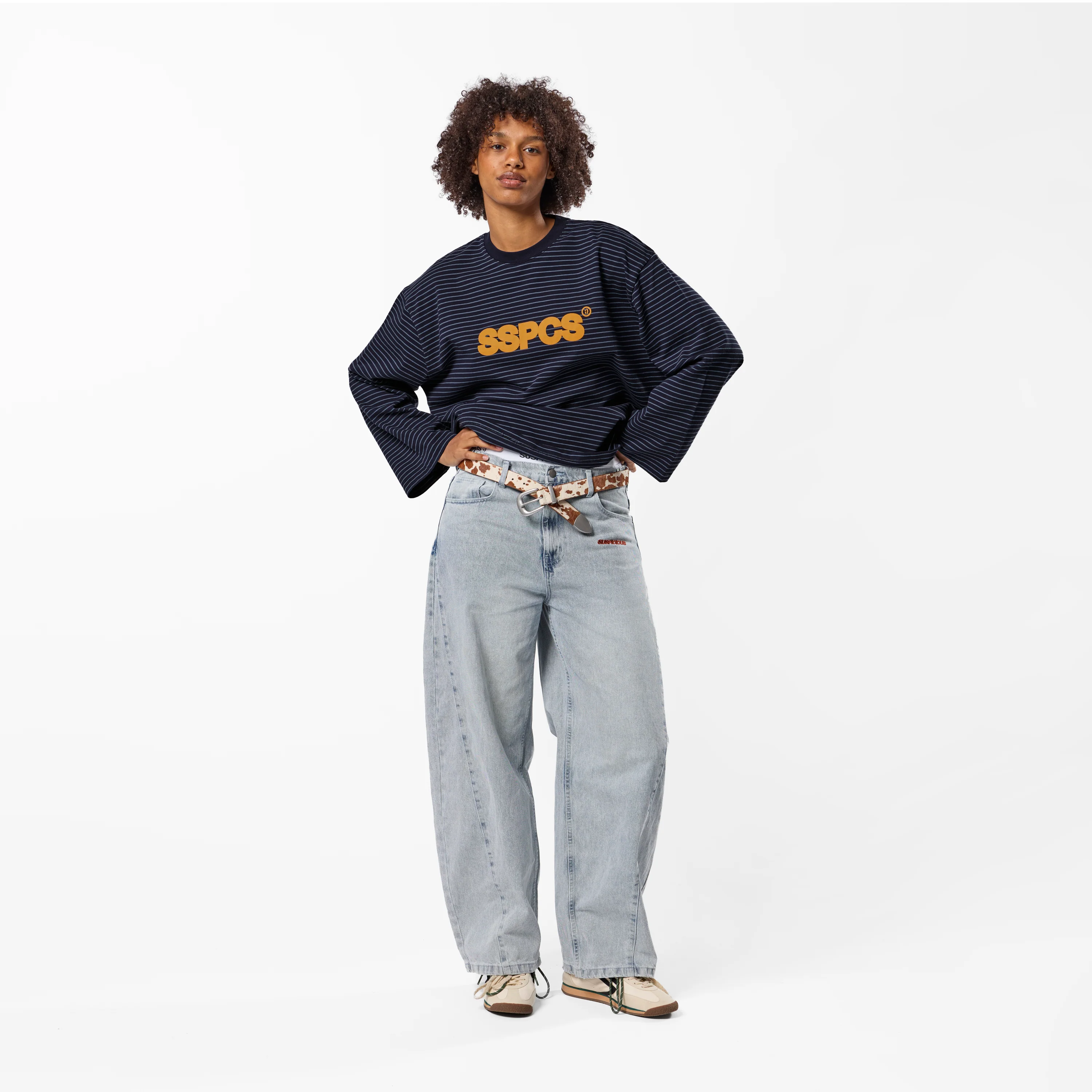 PL / The SSPCS Striped Longsleeve - Nightfall Orange - Image 7