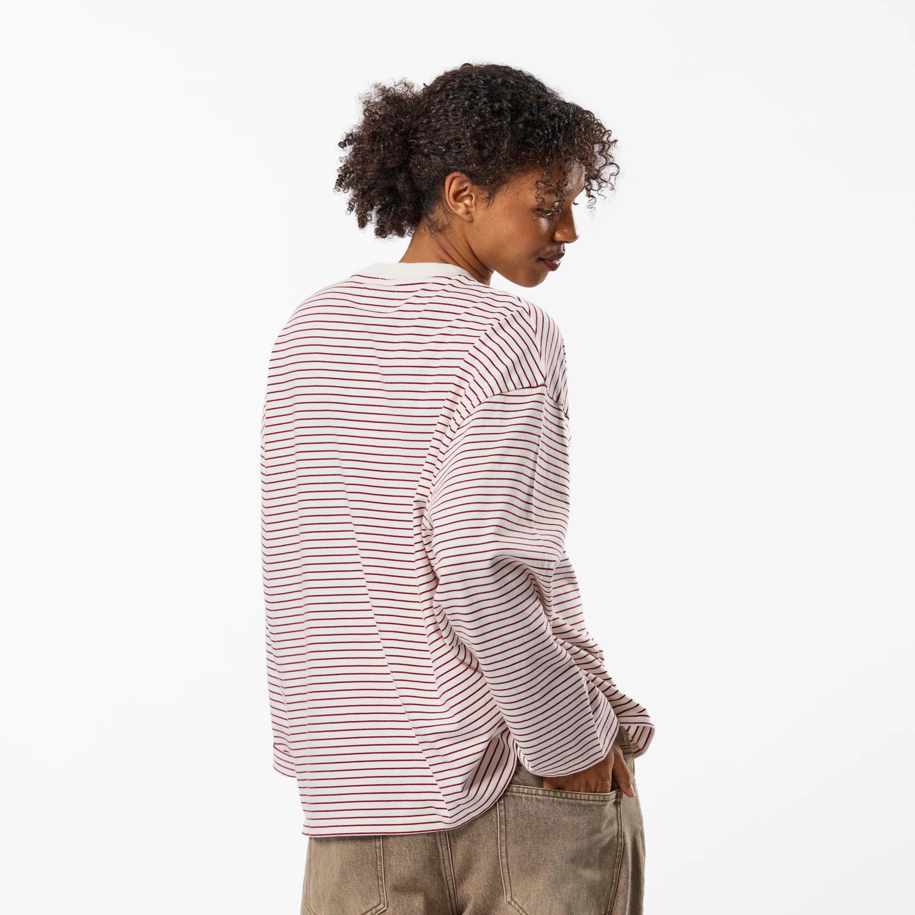 PL / The SSPCS Striped Longsleeve - Red & White - Image 6