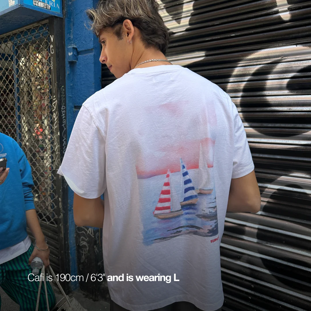 (SS24) The Sailing Scenery Tee - White - Image 5