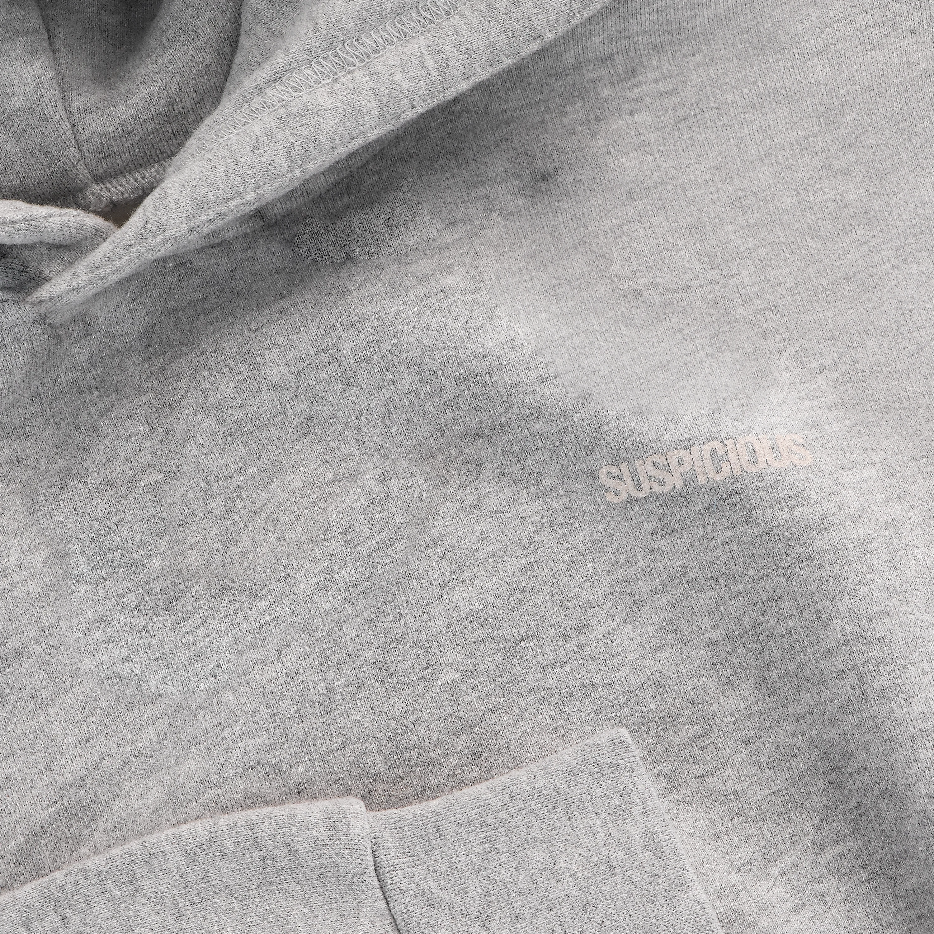 The Suspicious Hoodie - Neutral Heather - Image 3