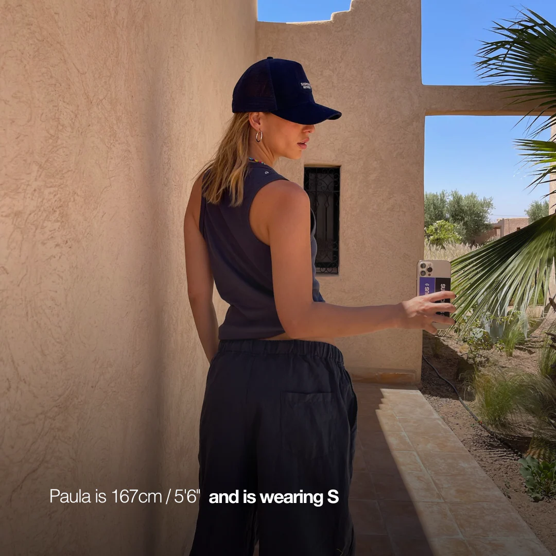 (SS24) The Suspicious Smiley Tank Top - Coastal Blue - Image 4