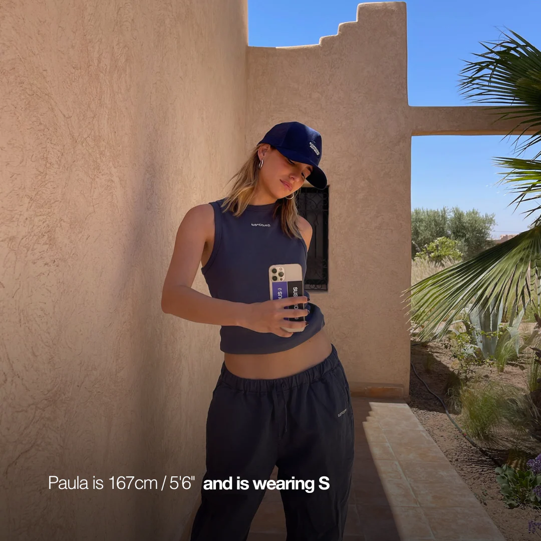 (SS24) The Suspicious Smiley Tank Top - Coastal Blue - Image 5