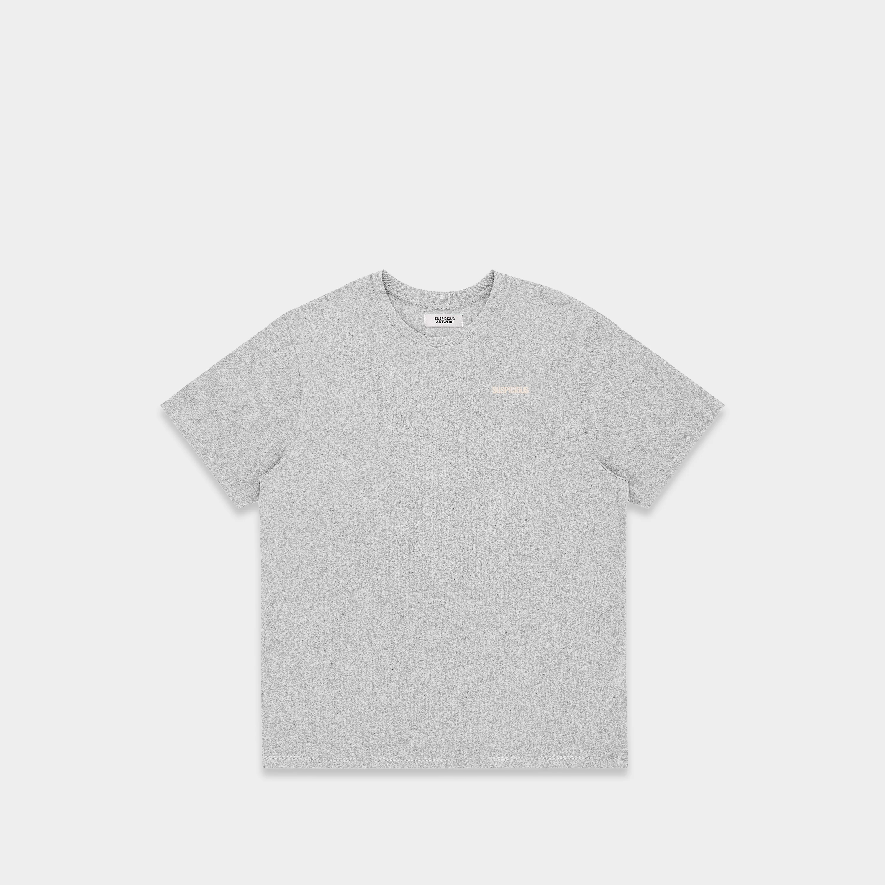 The Suspicious Tee - Neutral Heather - Image 4