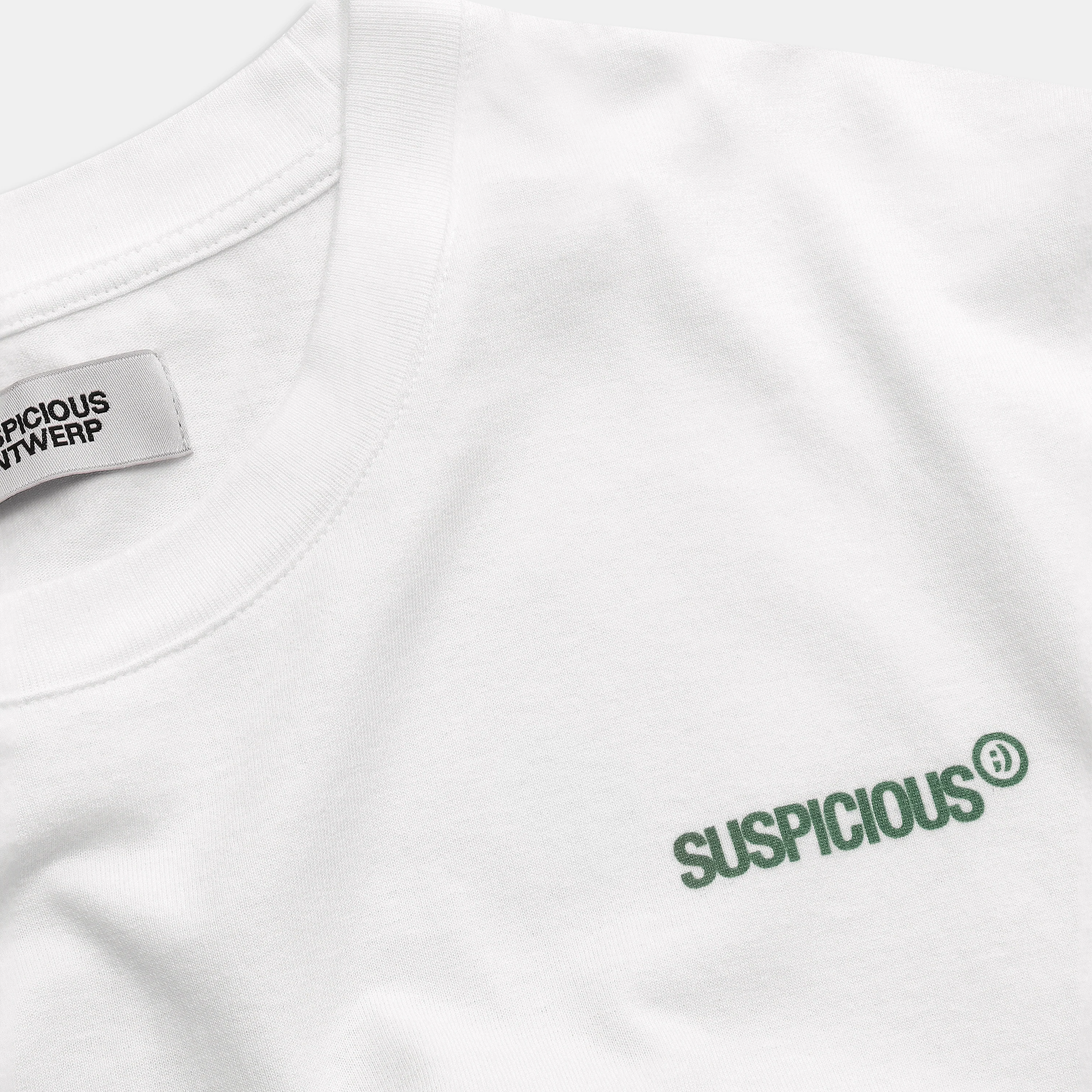 (SS24) The Aura Tee - White / Green - Image 4