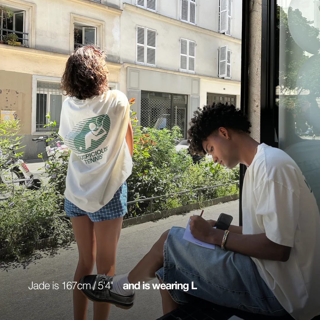 (The Athletics) The Suspicious Tennis Tee - Natural - Image 5