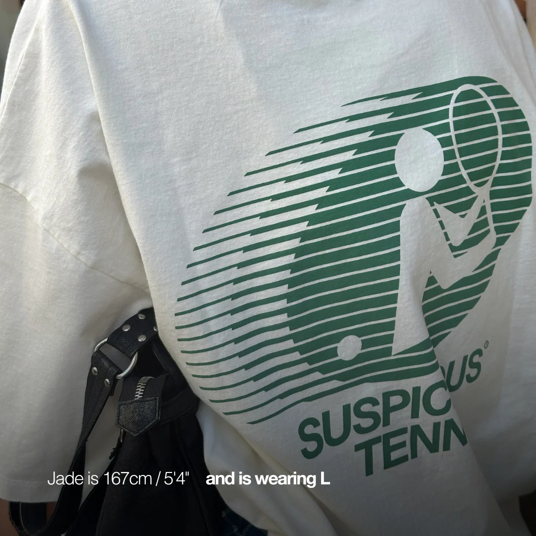 (The Athletics) The Suspicious Tennis Tee - Natural - Image 6