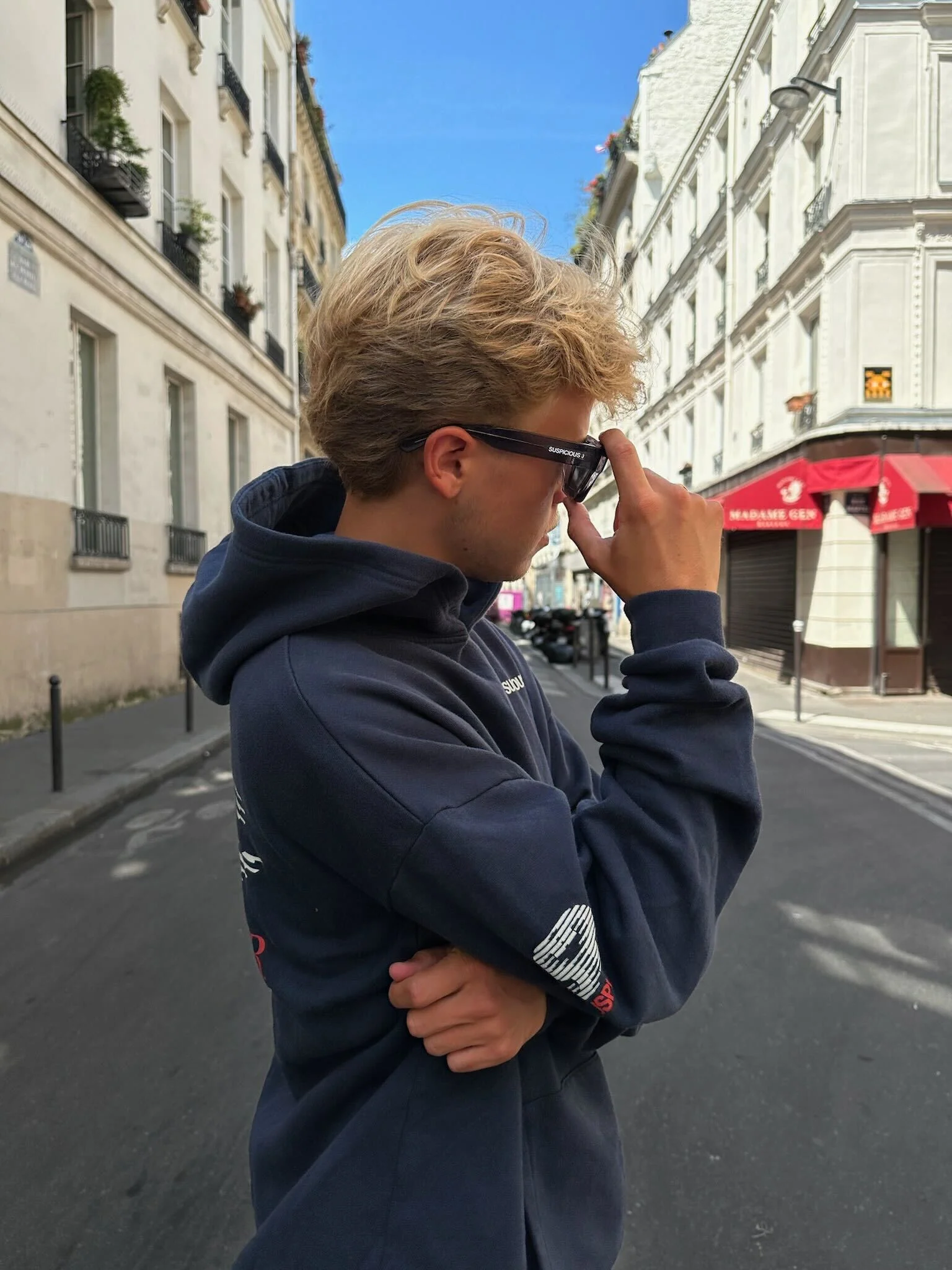 The Suspicious Sunglasses - Grey - Image 6