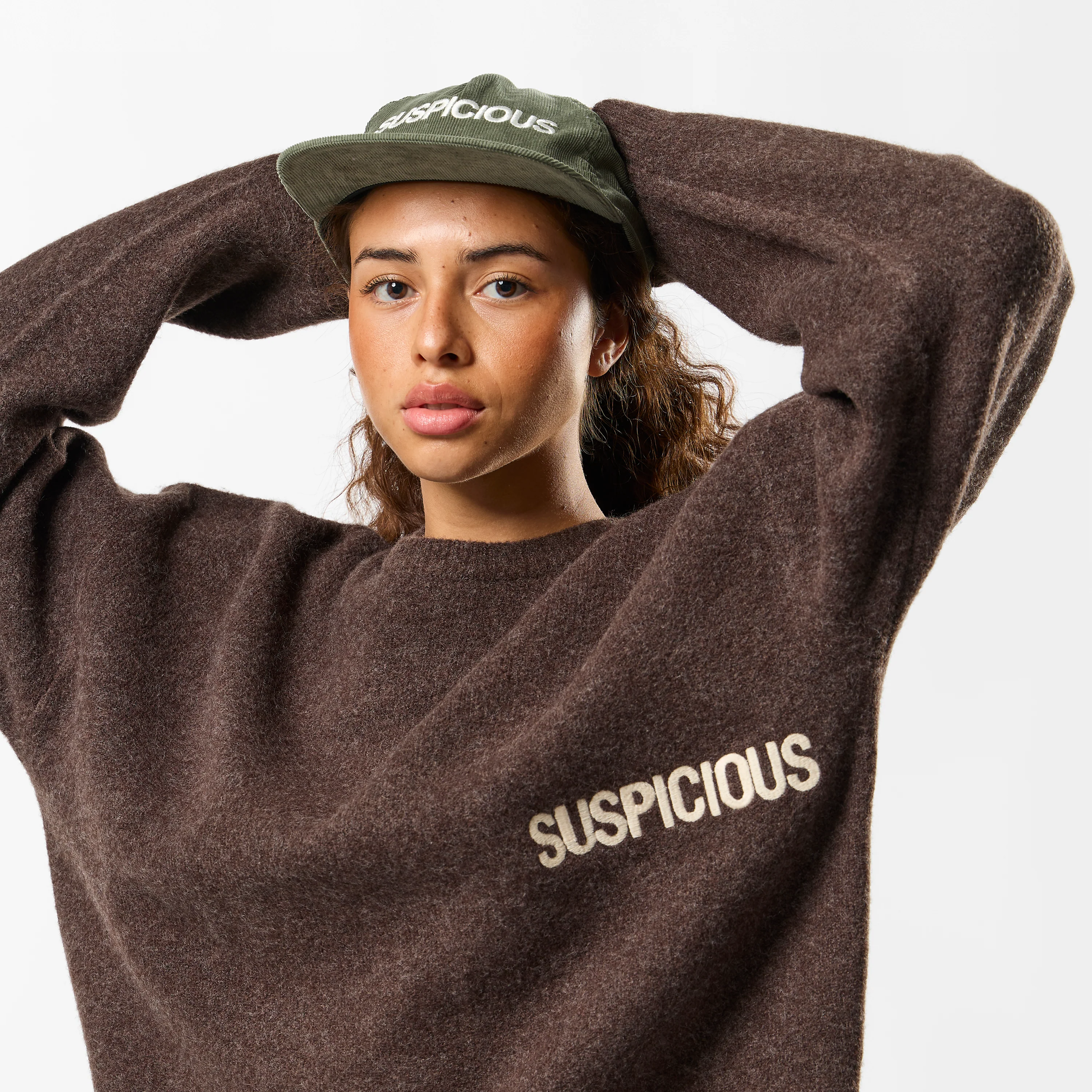 Winter1 / Core Knitted Sweat - Espresso - Image 6