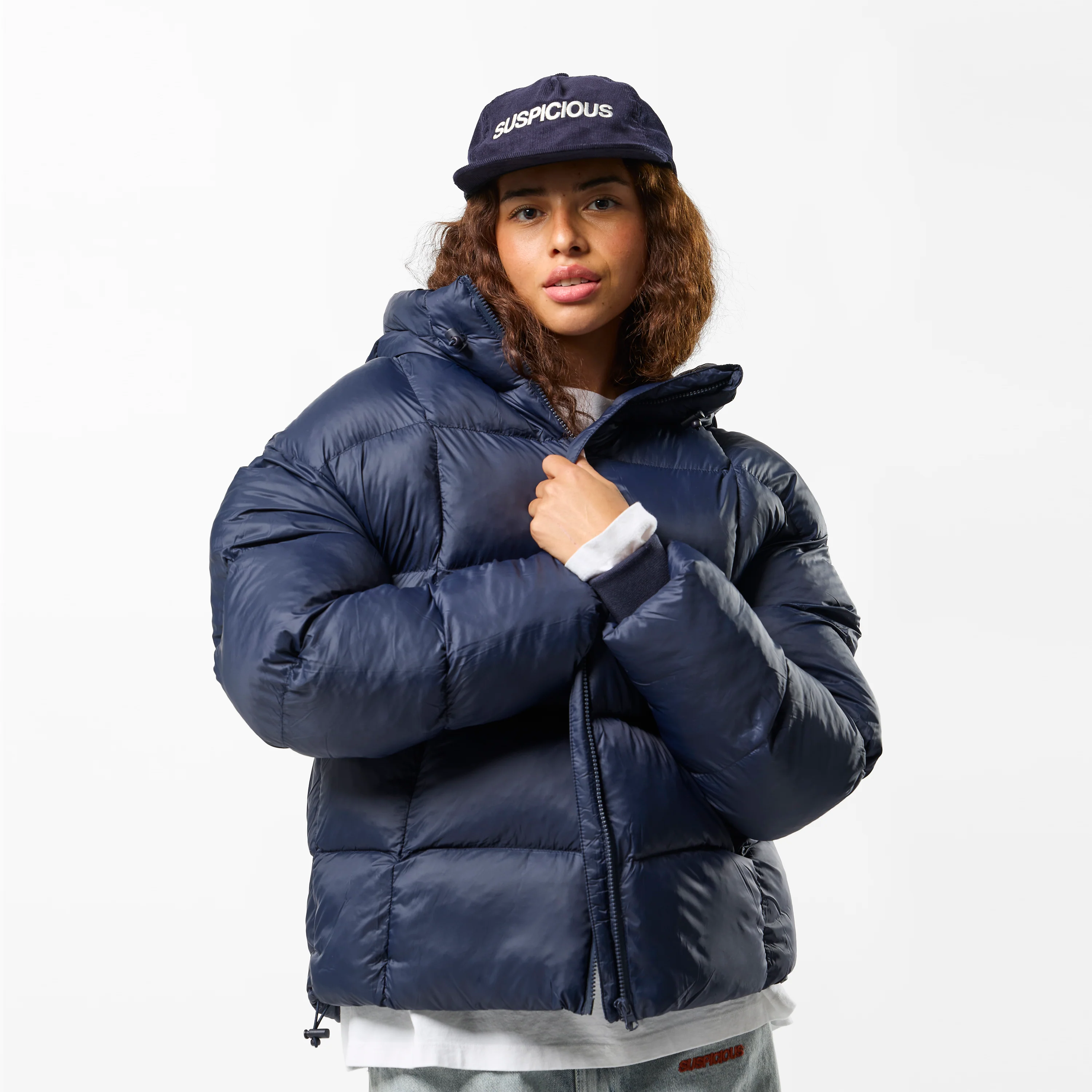 Winter1 / Essentials Puffer - Navy - Image 7