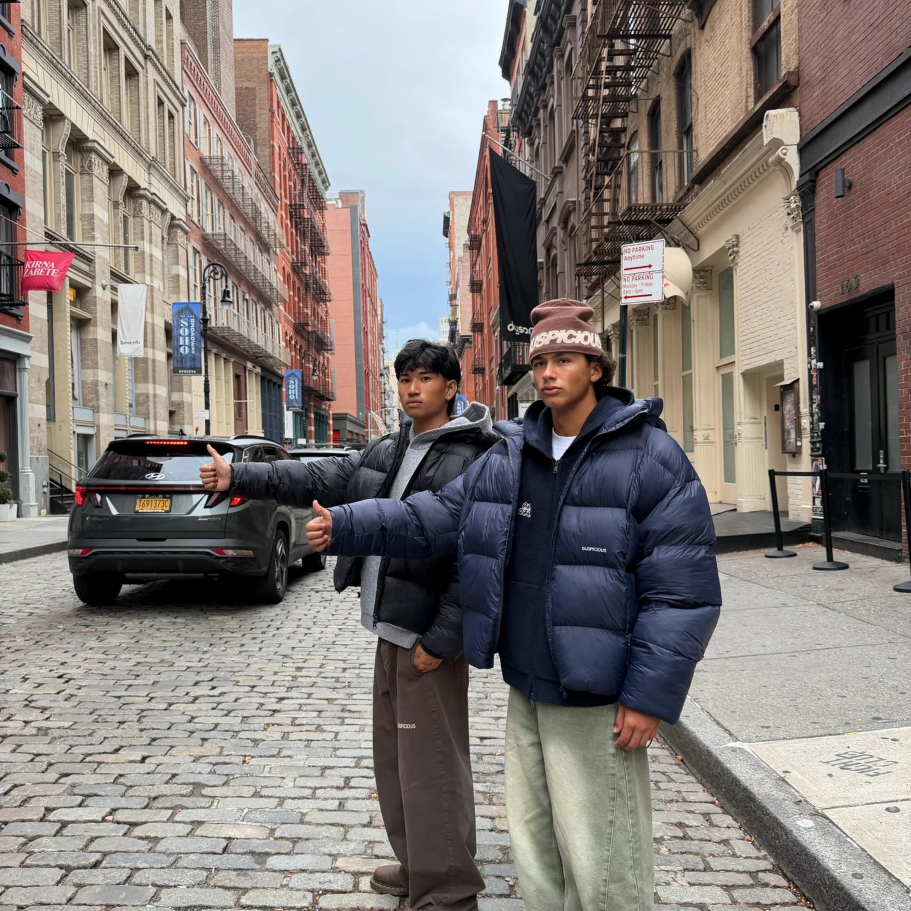 Winter1 / Essentials Puffer - Navy - Image 9